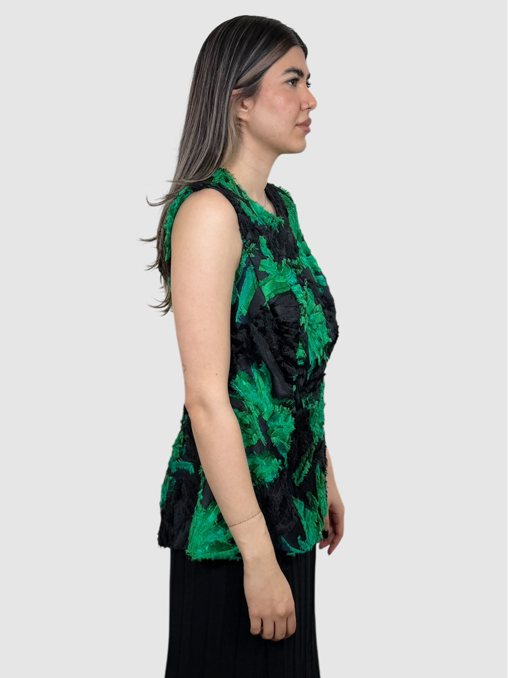 Leaf Print Top