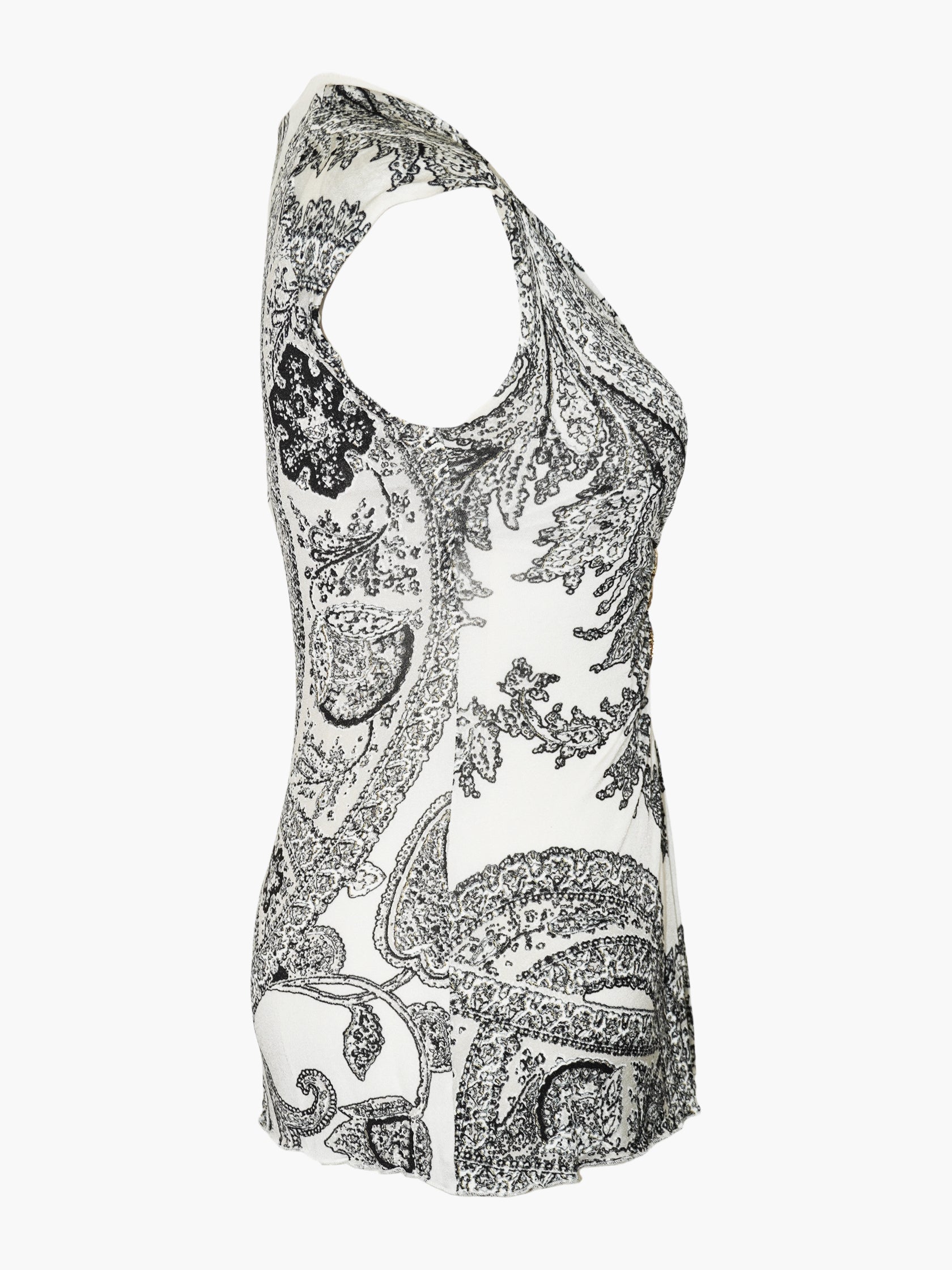 Paisley Print Top