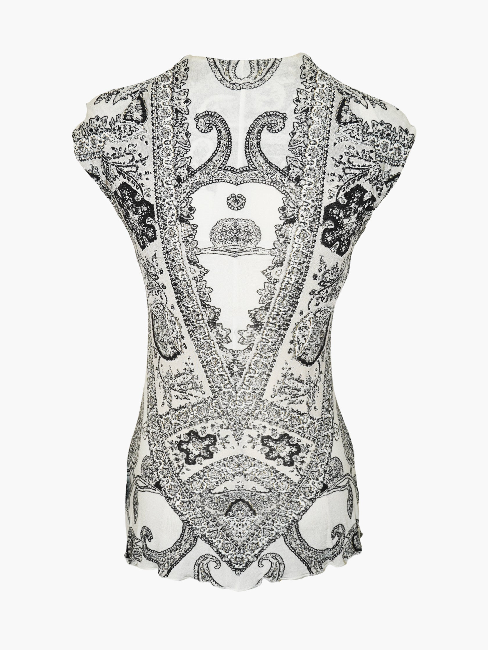 Paisley Print Top