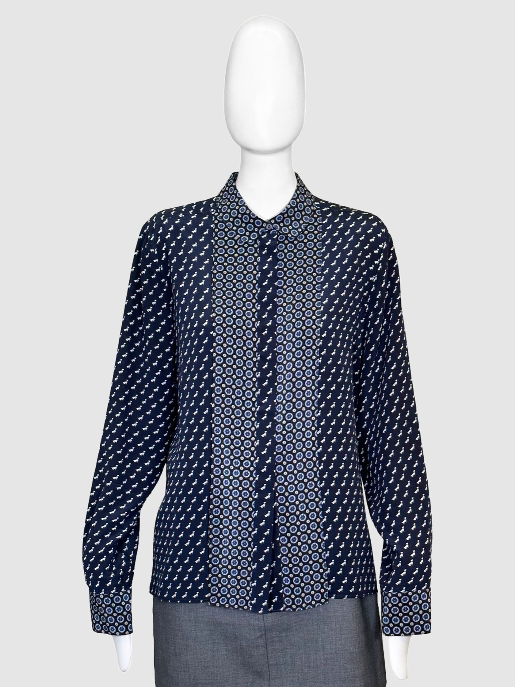 Stella McCartney Dog Print Blouse - Size M