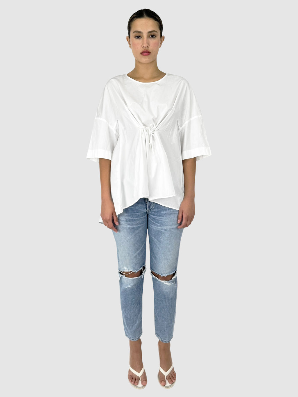 Boxy Tie Top
