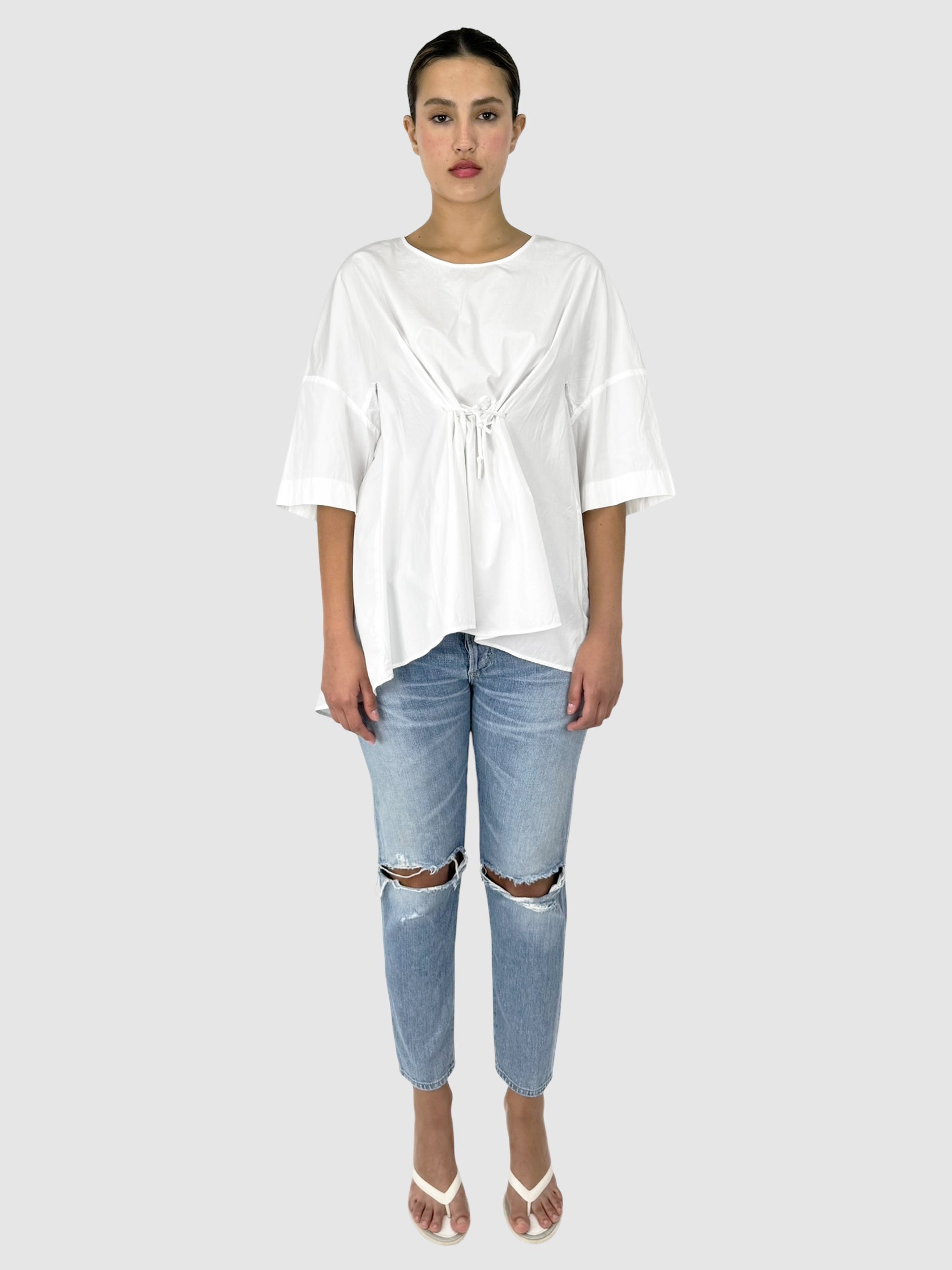 Boxy Tie Top