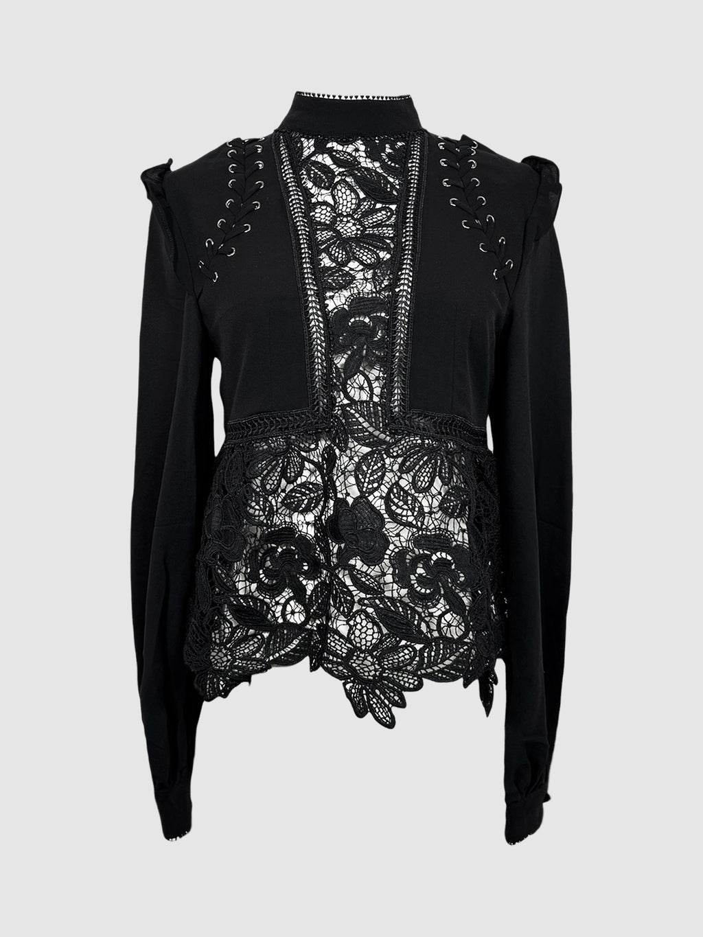 Ruffle Lace Top