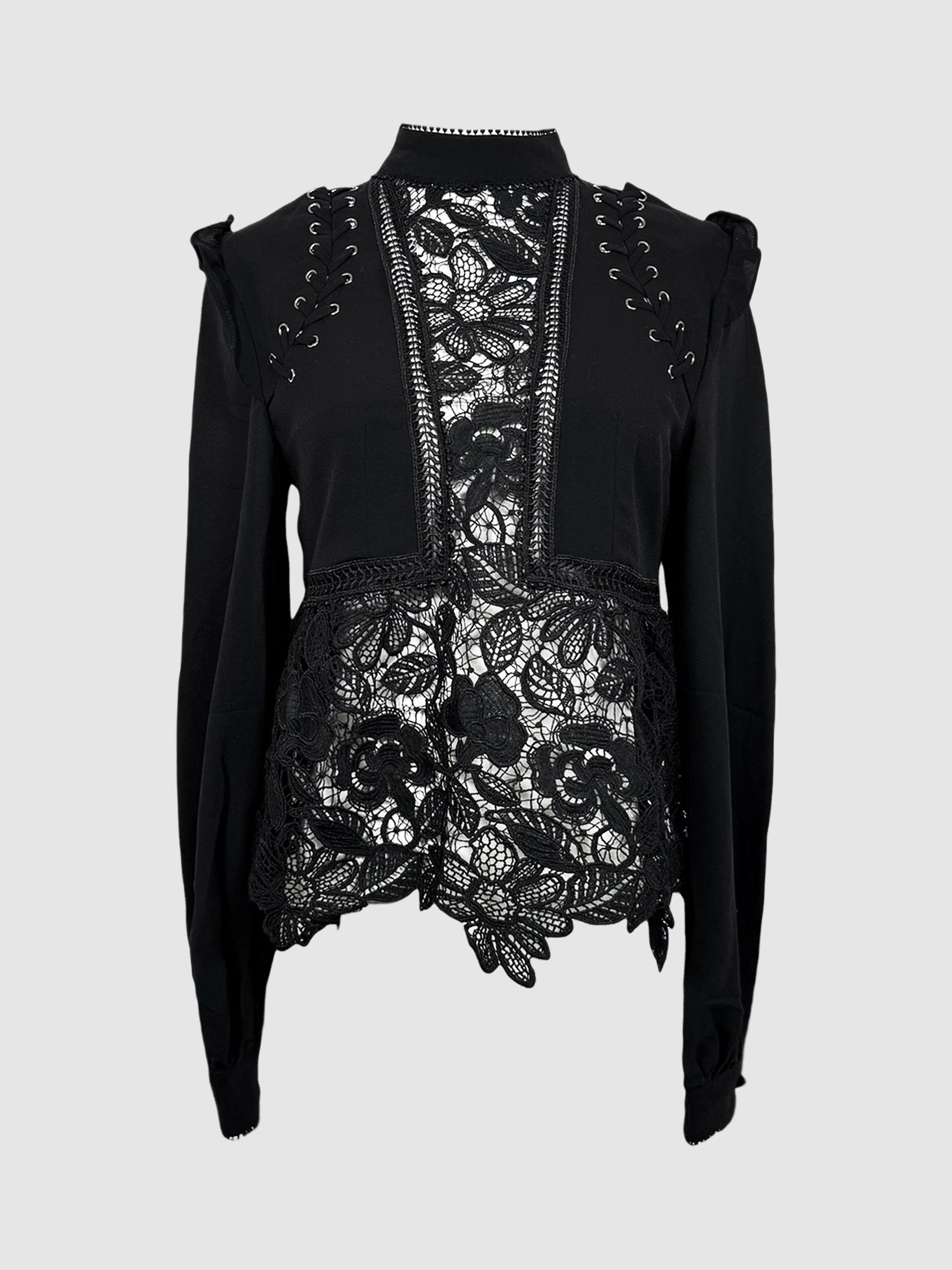 Ruffle Lace Top