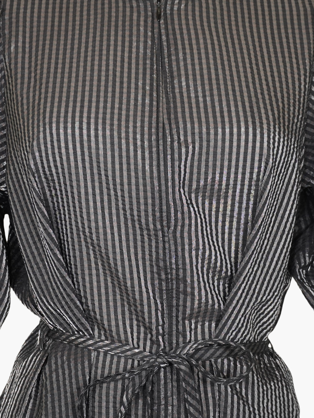 Balloon Sleeve Gingham Top