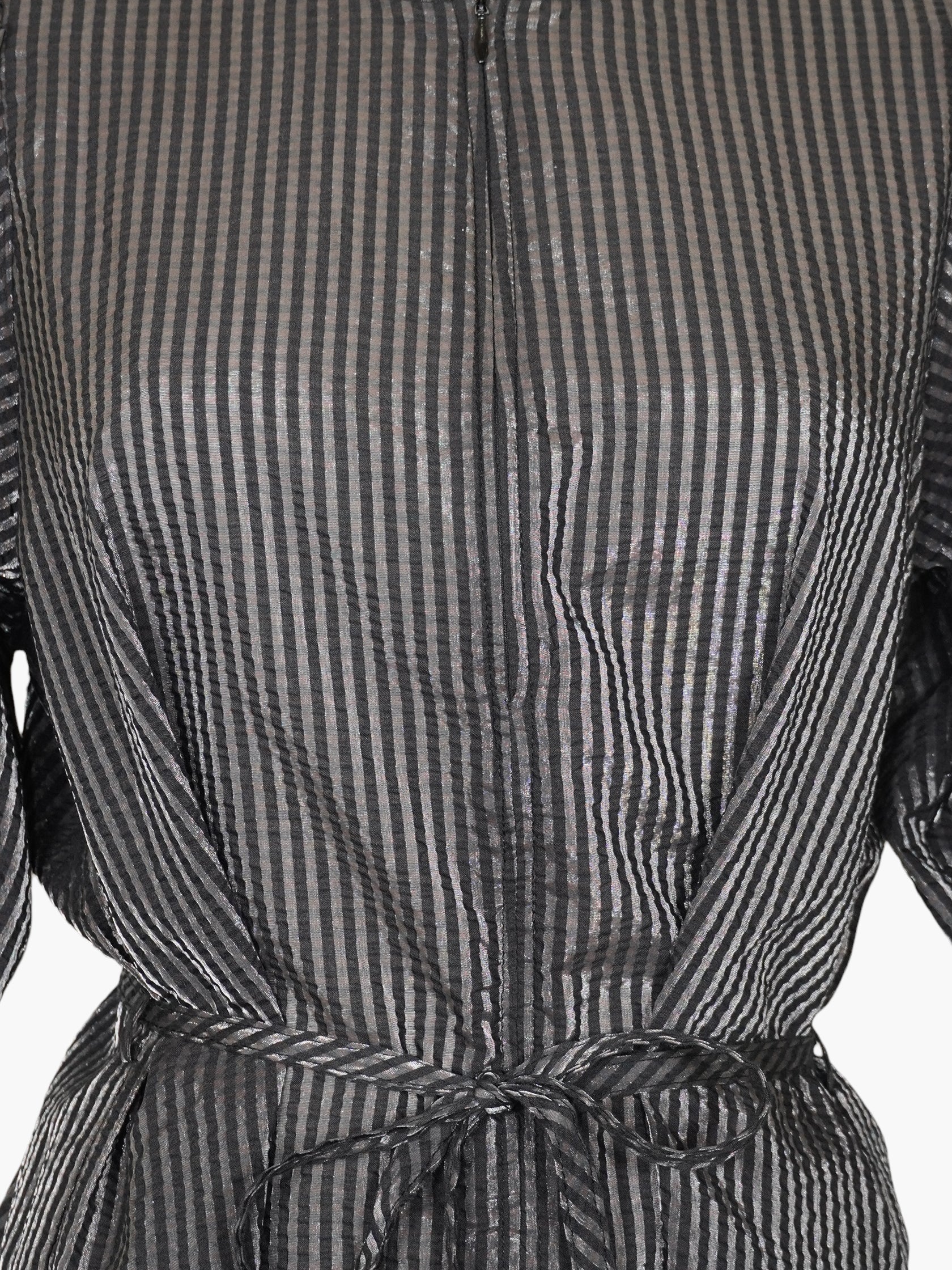 Balloon Sleeve Gingham Top
