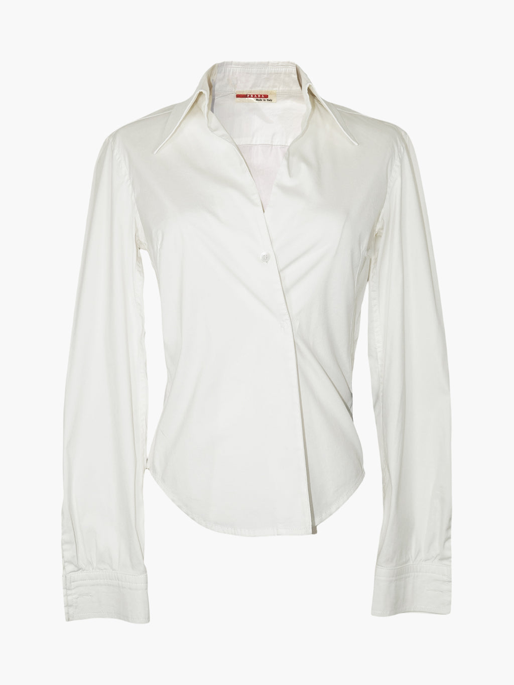 Asymmetric Button-Up Top
