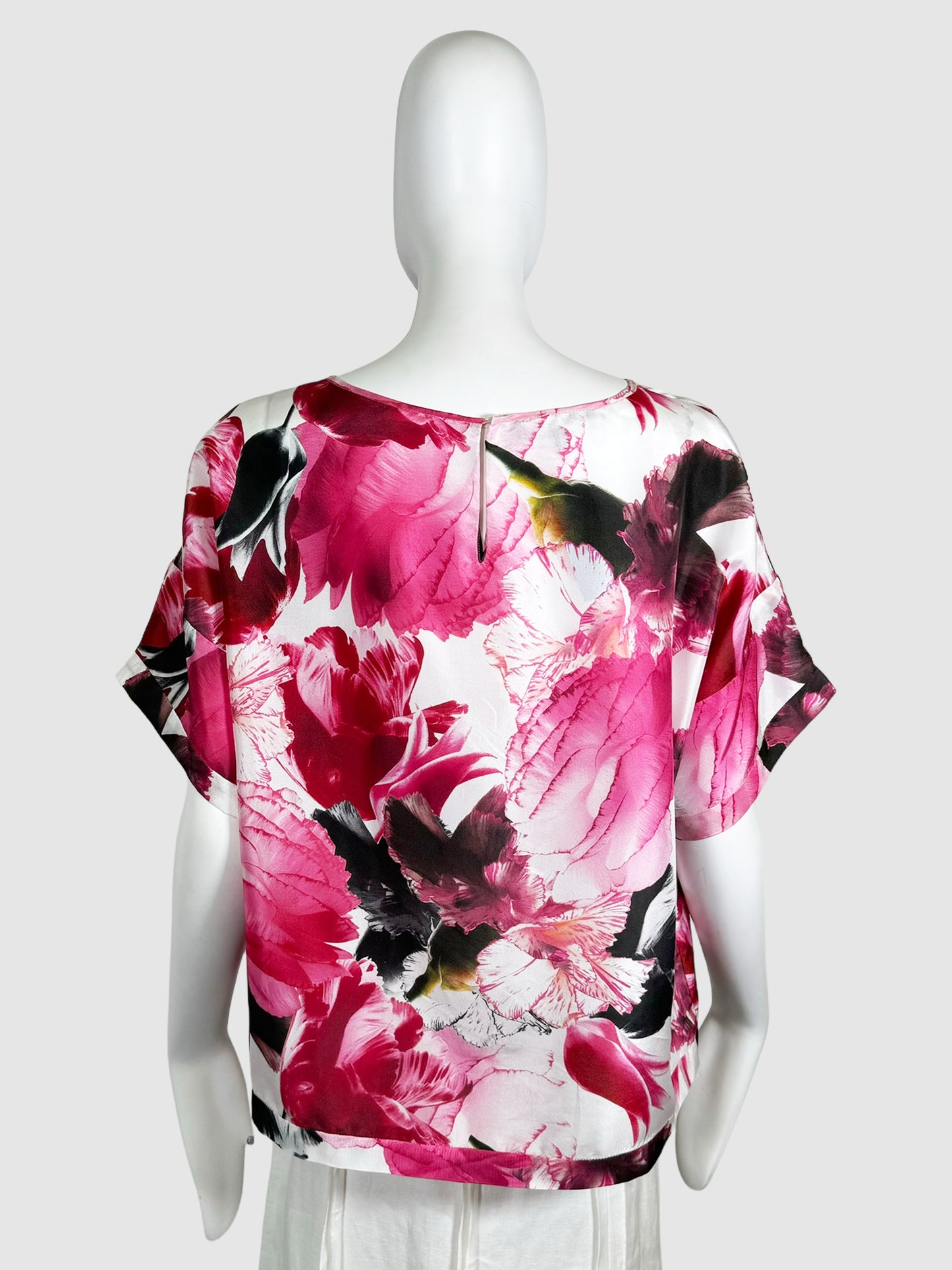 Floral Short Sleeve Top - Size 12