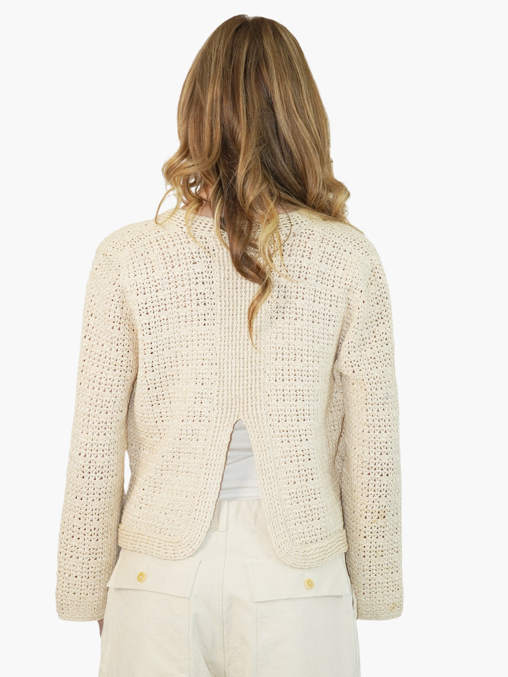 Crochet Open Cardigan