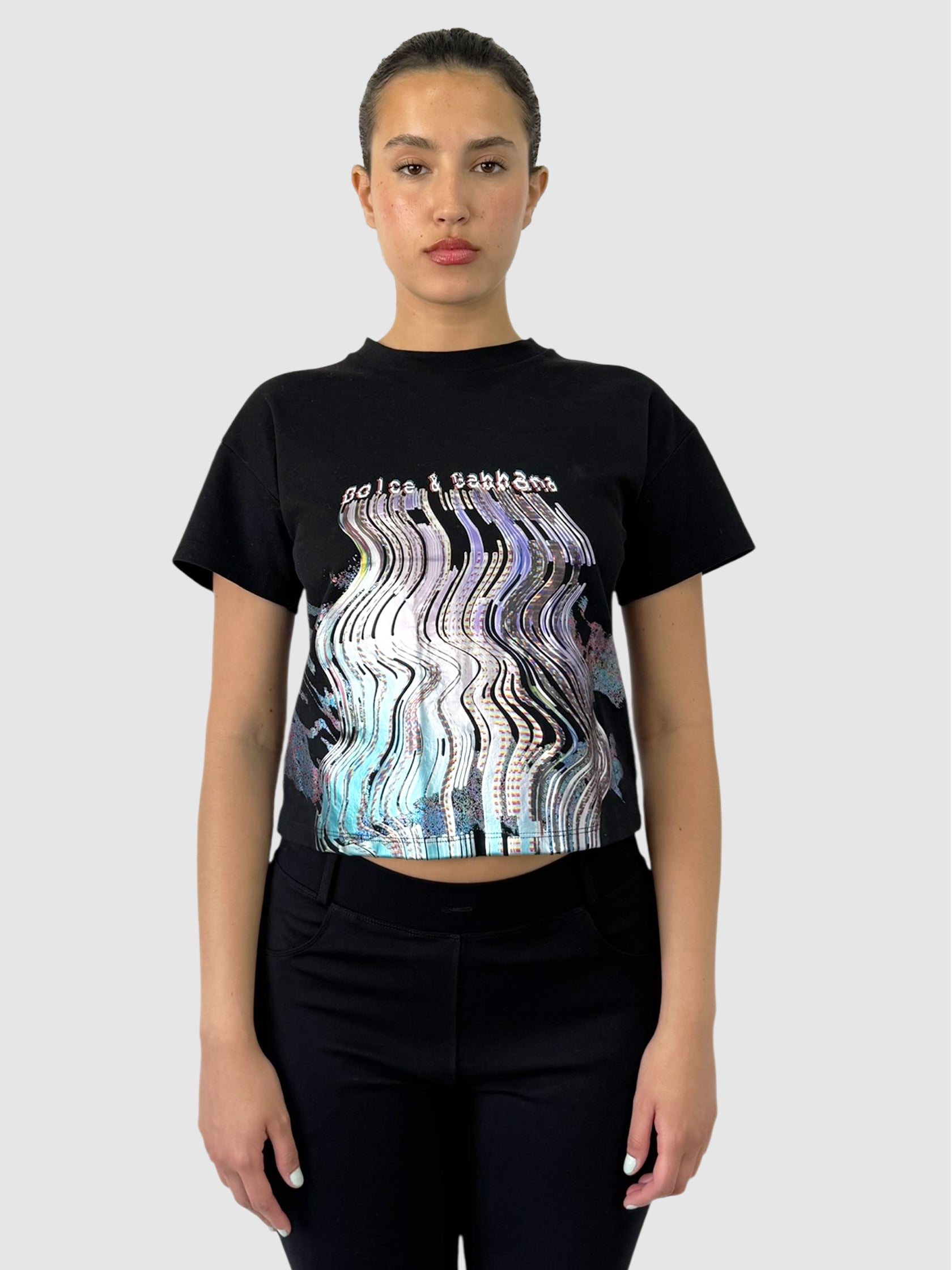 Glitch Graphic Top