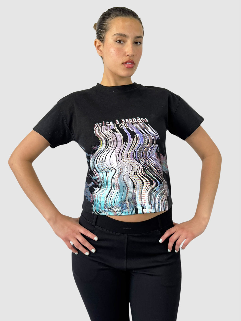 Glitch Graphic Top