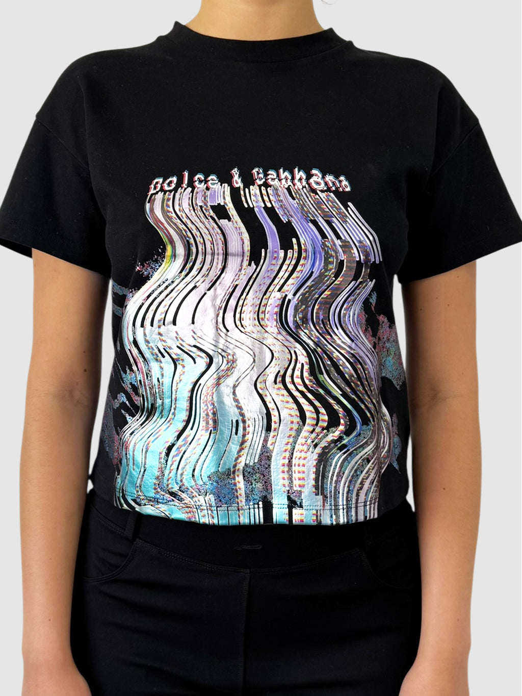 Glitch Graphic Top