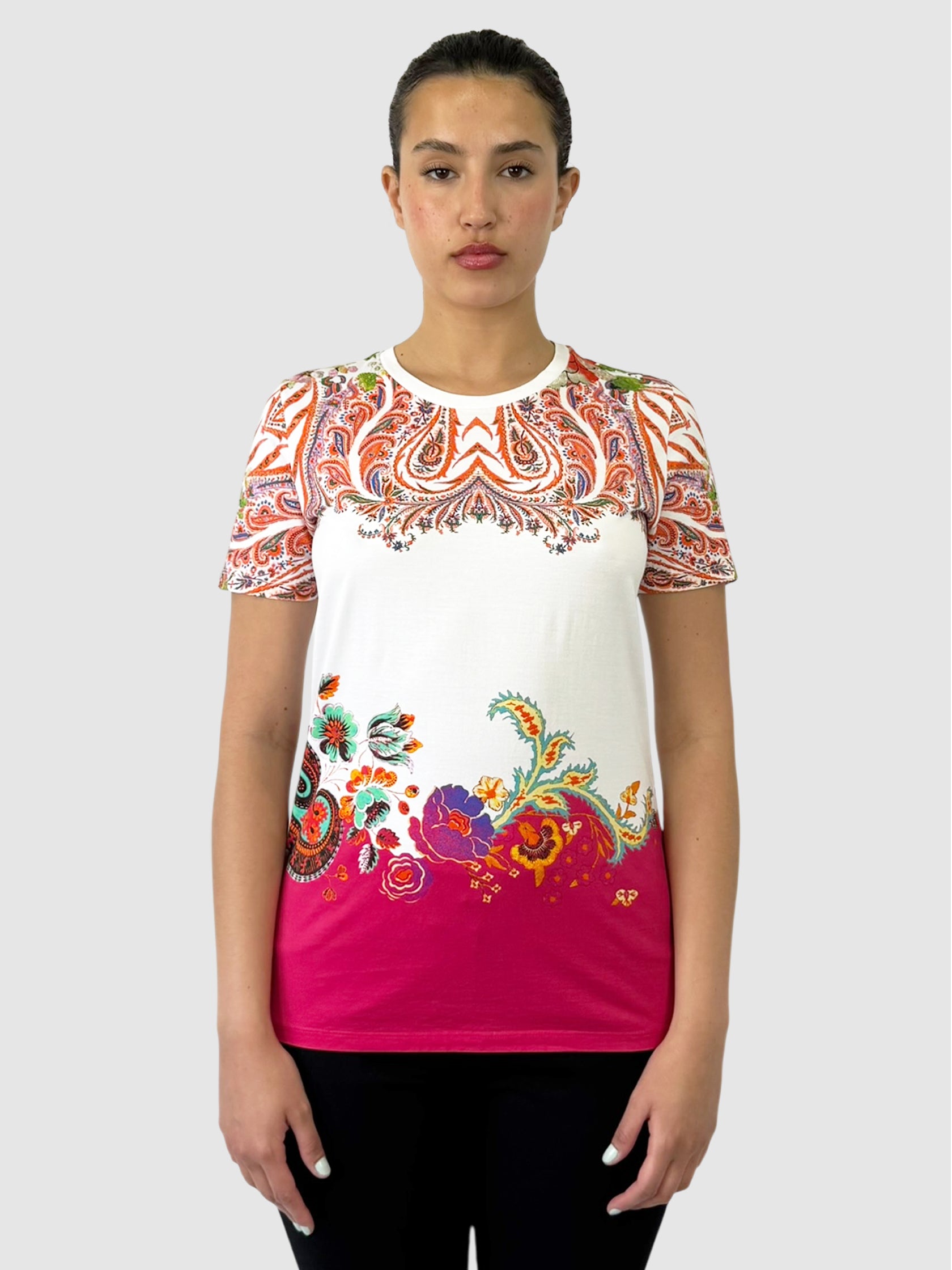 Paisley Print Top