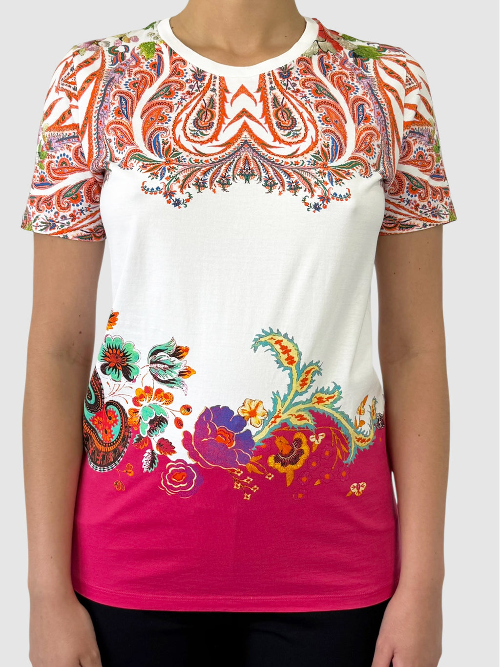 Paisley Print Top