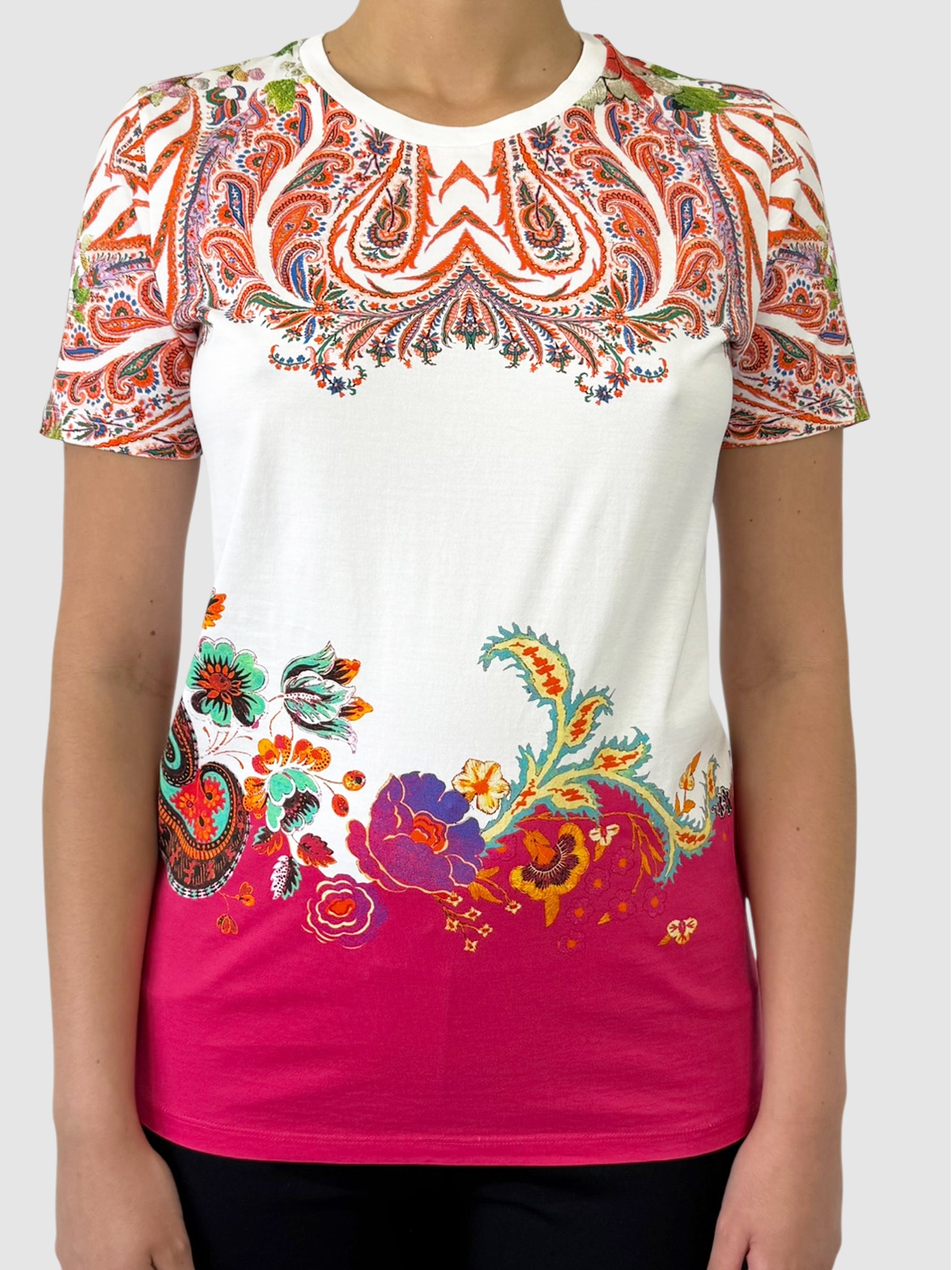 Paisley Print Top