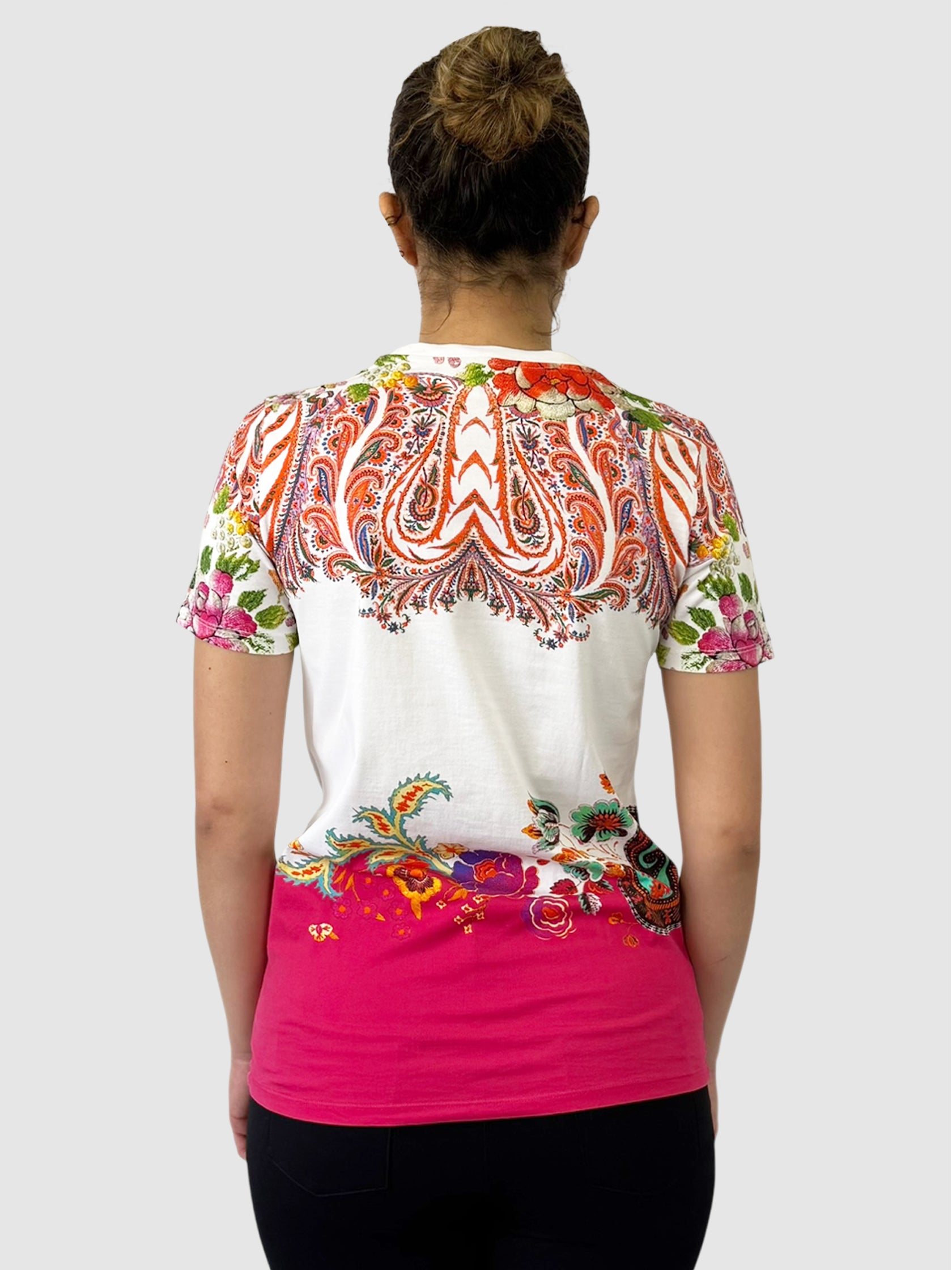 Paisley Print Top