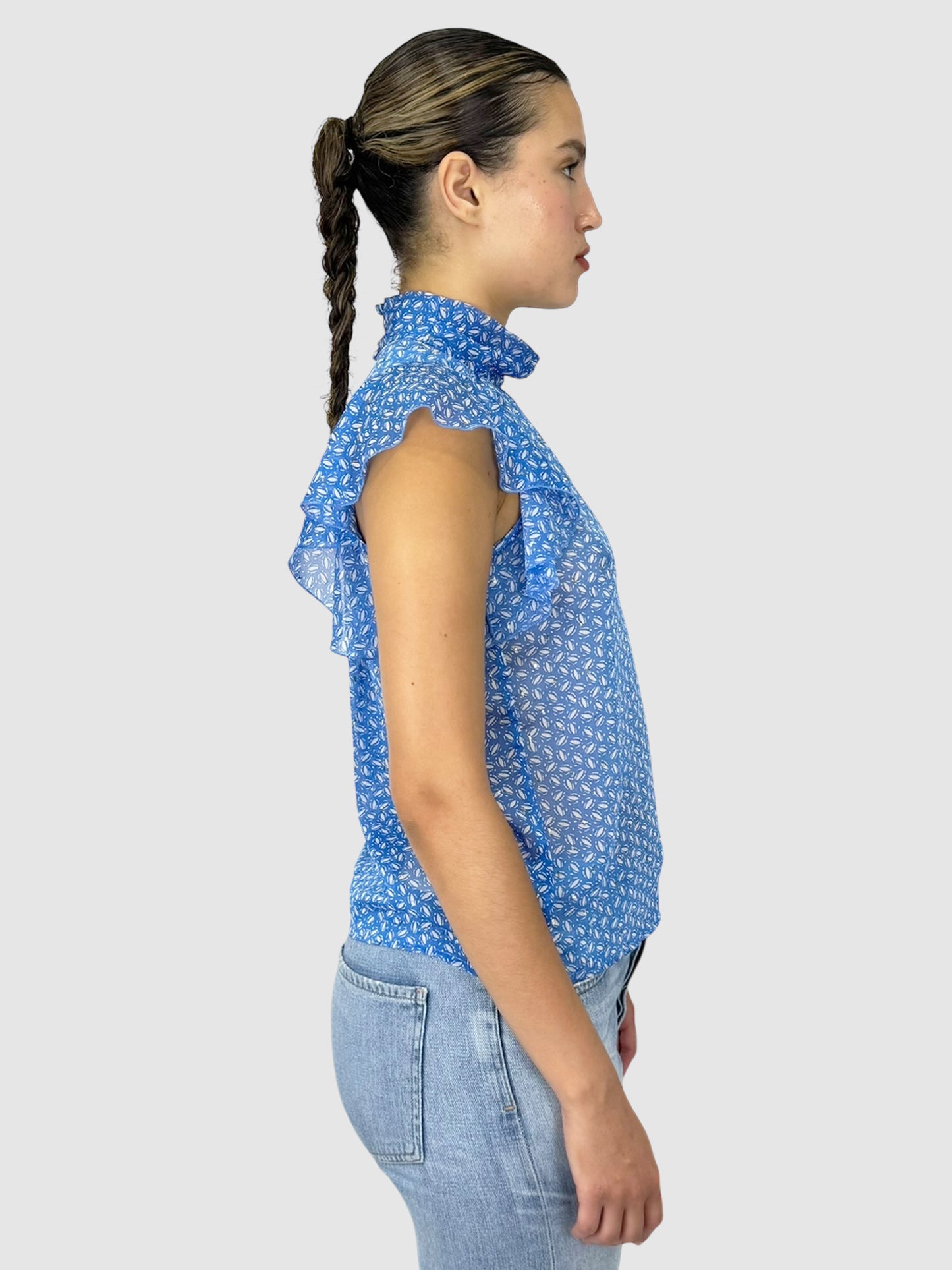 Ruffle Sleeve Top