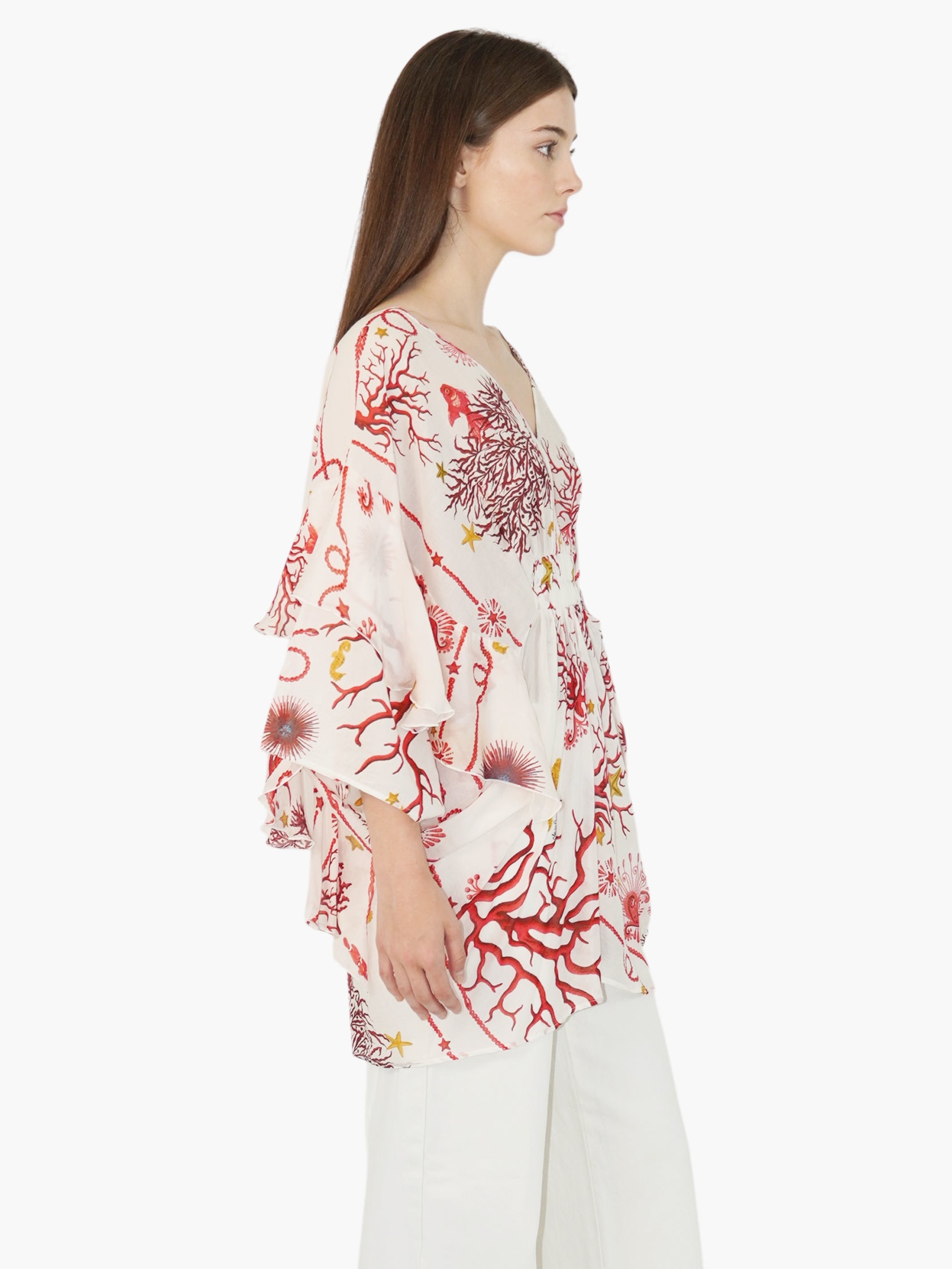 Printed Tunic Top