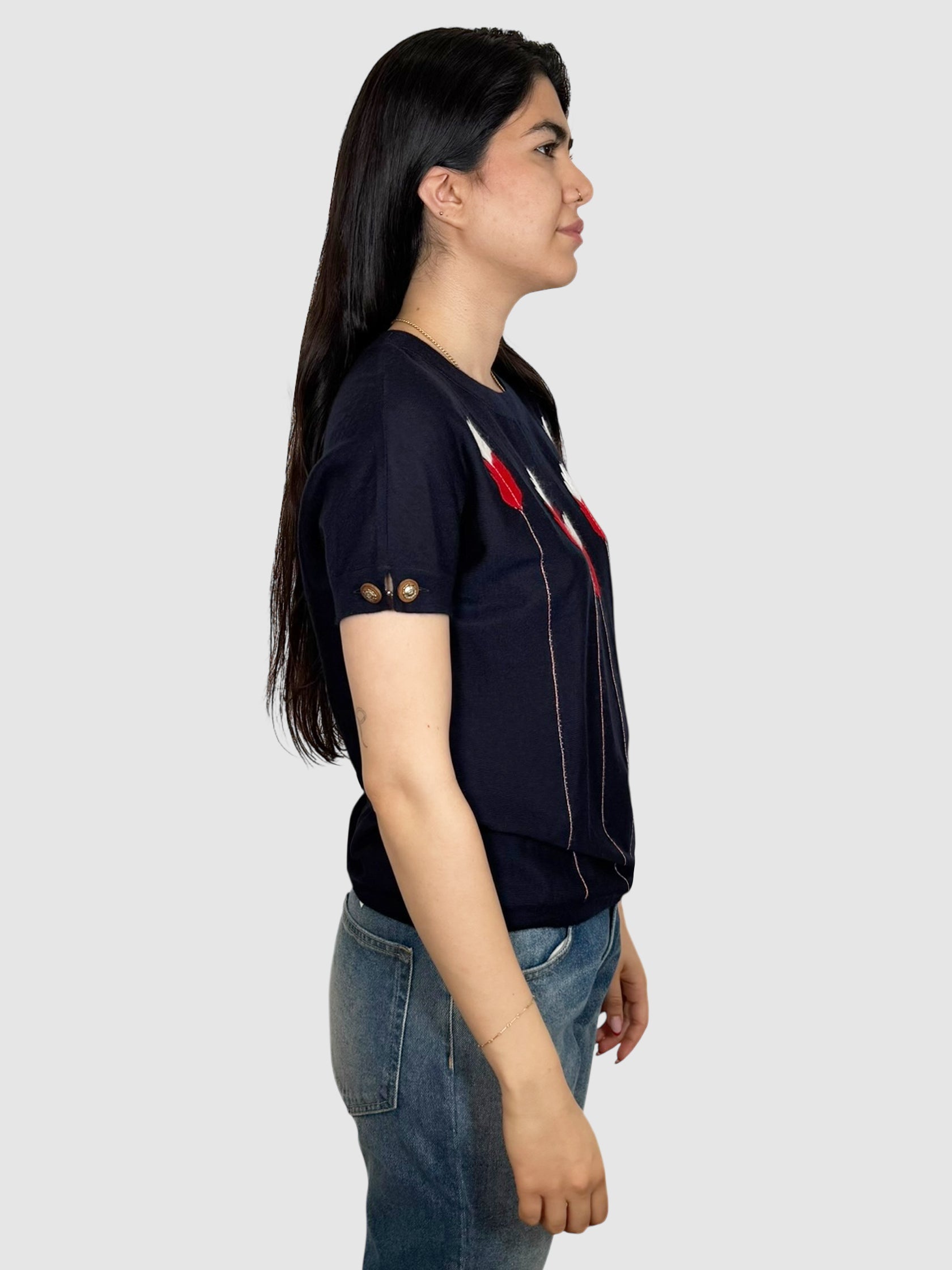 2014 Feather Print Top