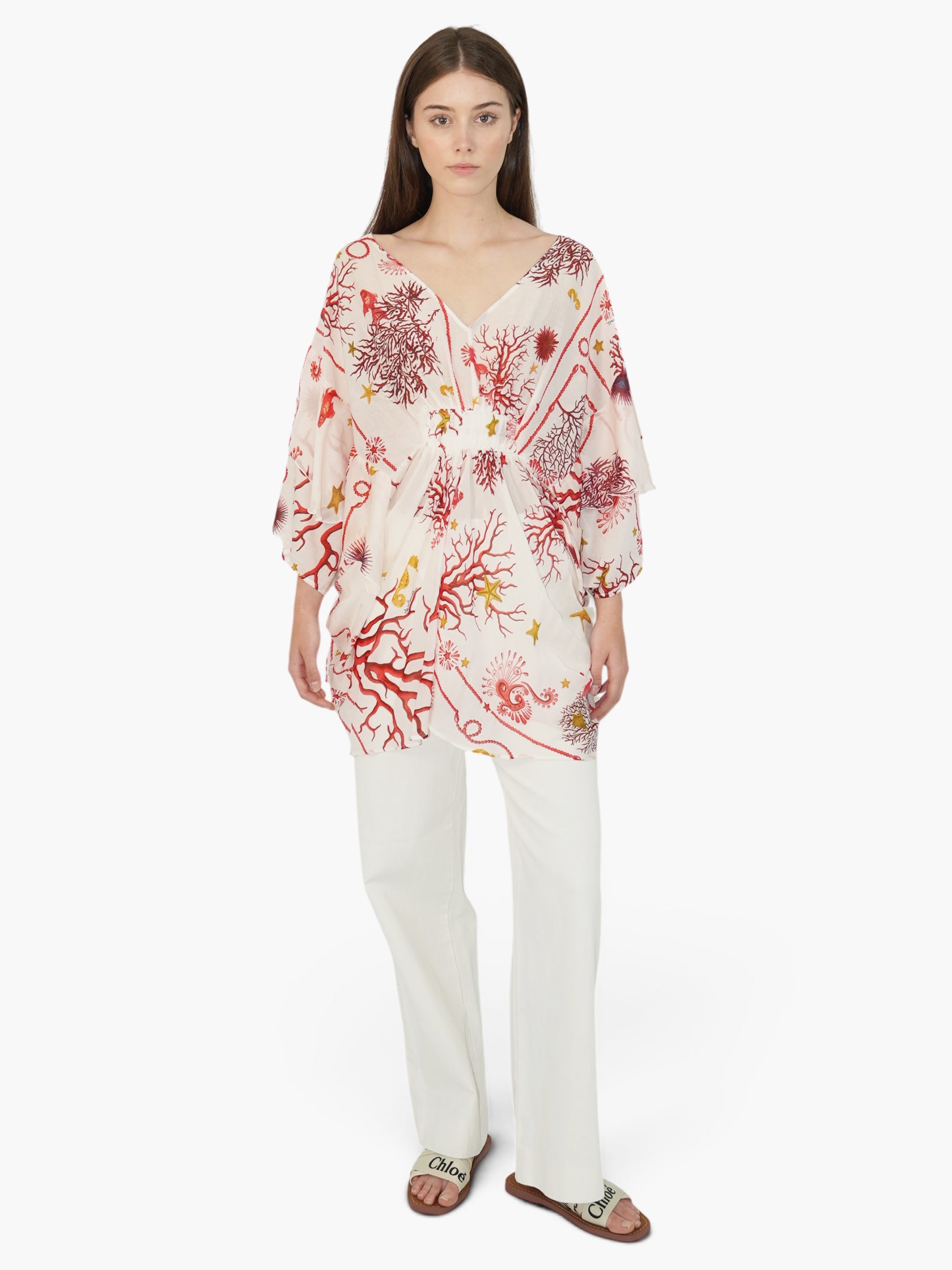 Printed Tunic Top