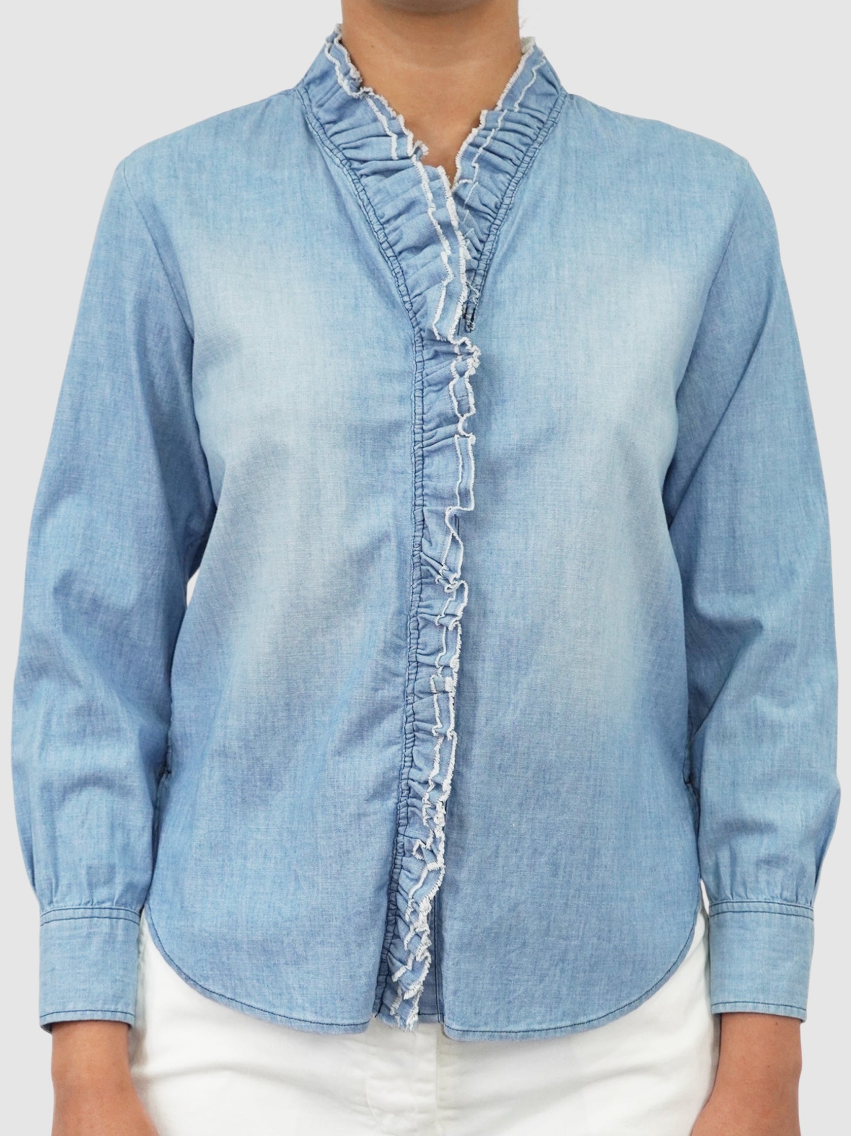 Lawendy Denim Top