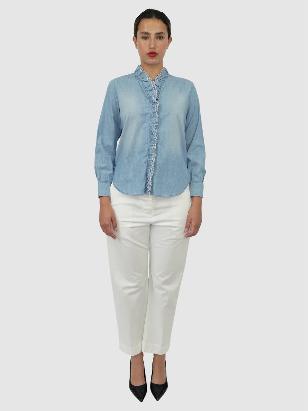 Lawendy Denim Top