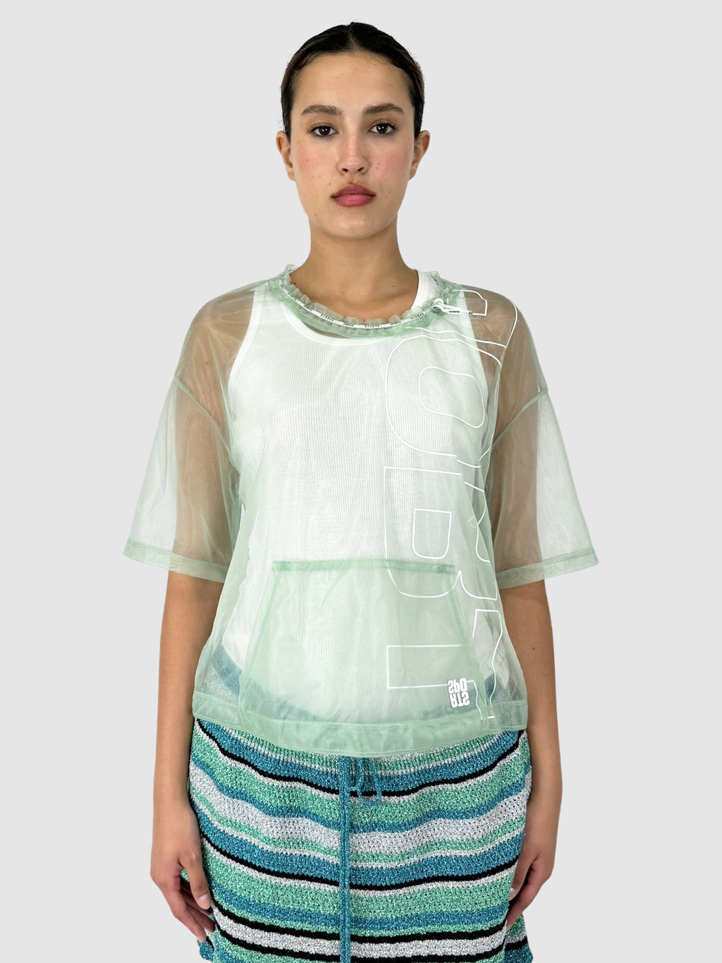 Sheer Organza Top