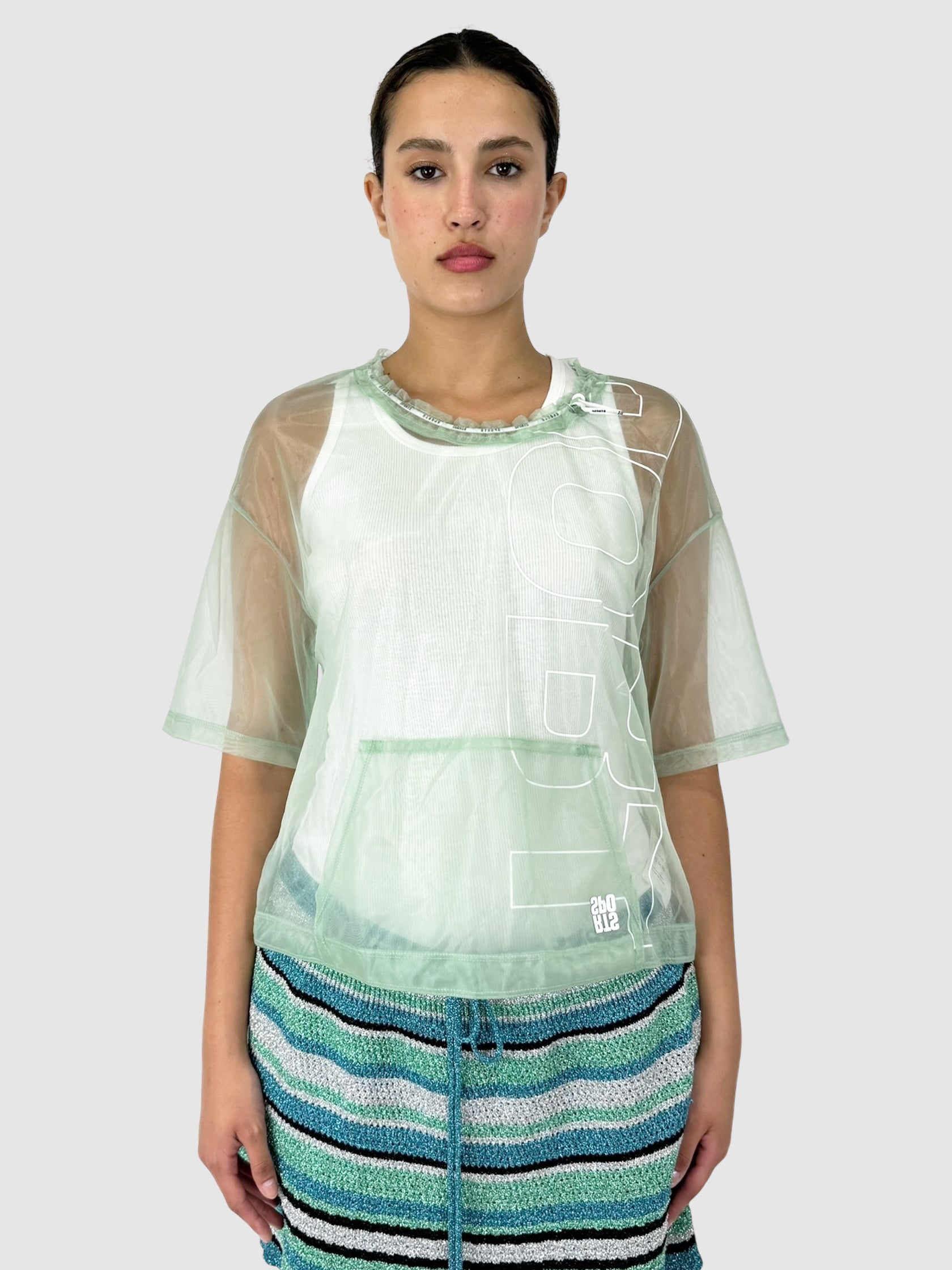 Sheer Organza Top