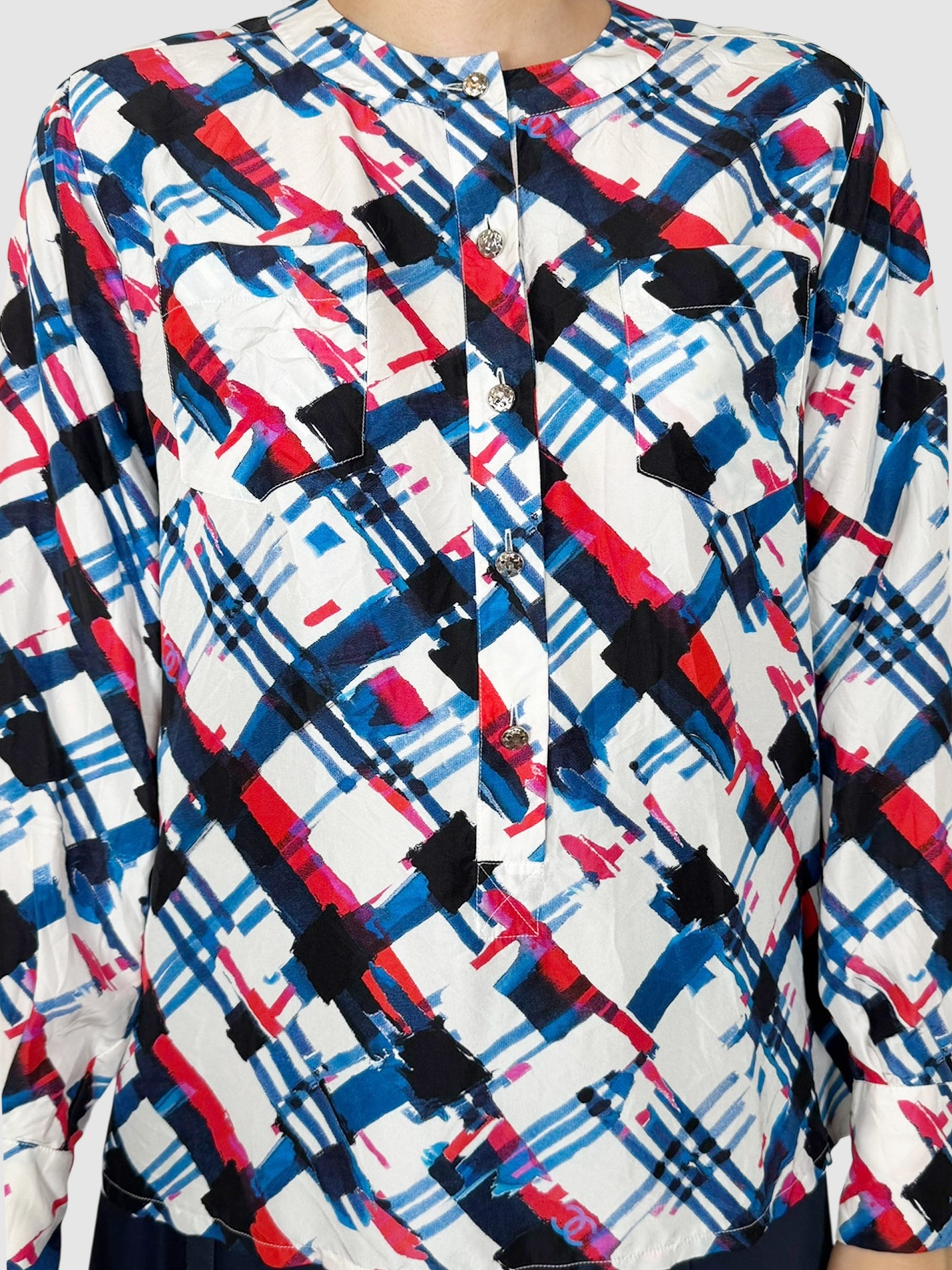 2016 Multi-Print Silk Top