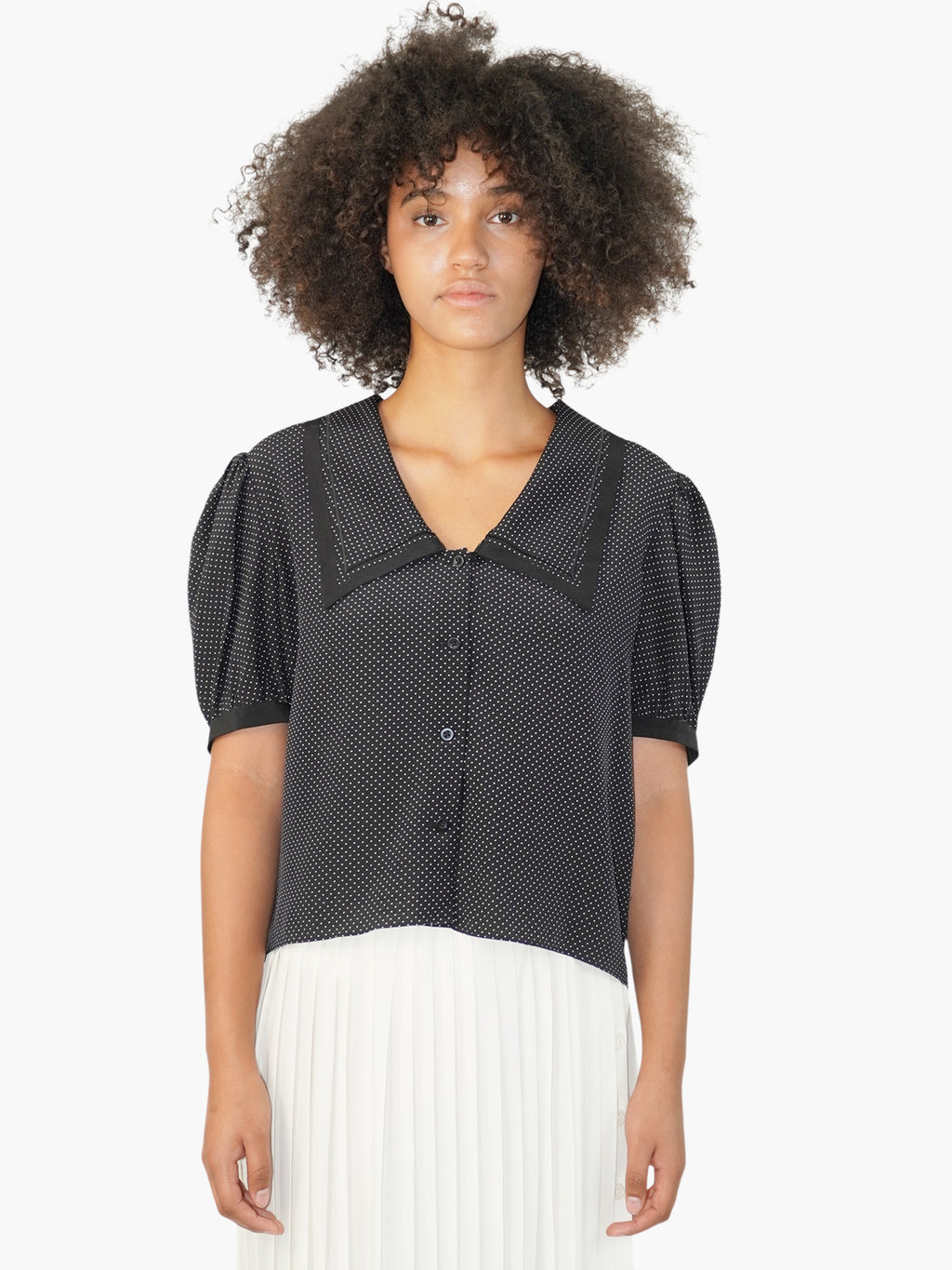 Polka Dot Sailor Top