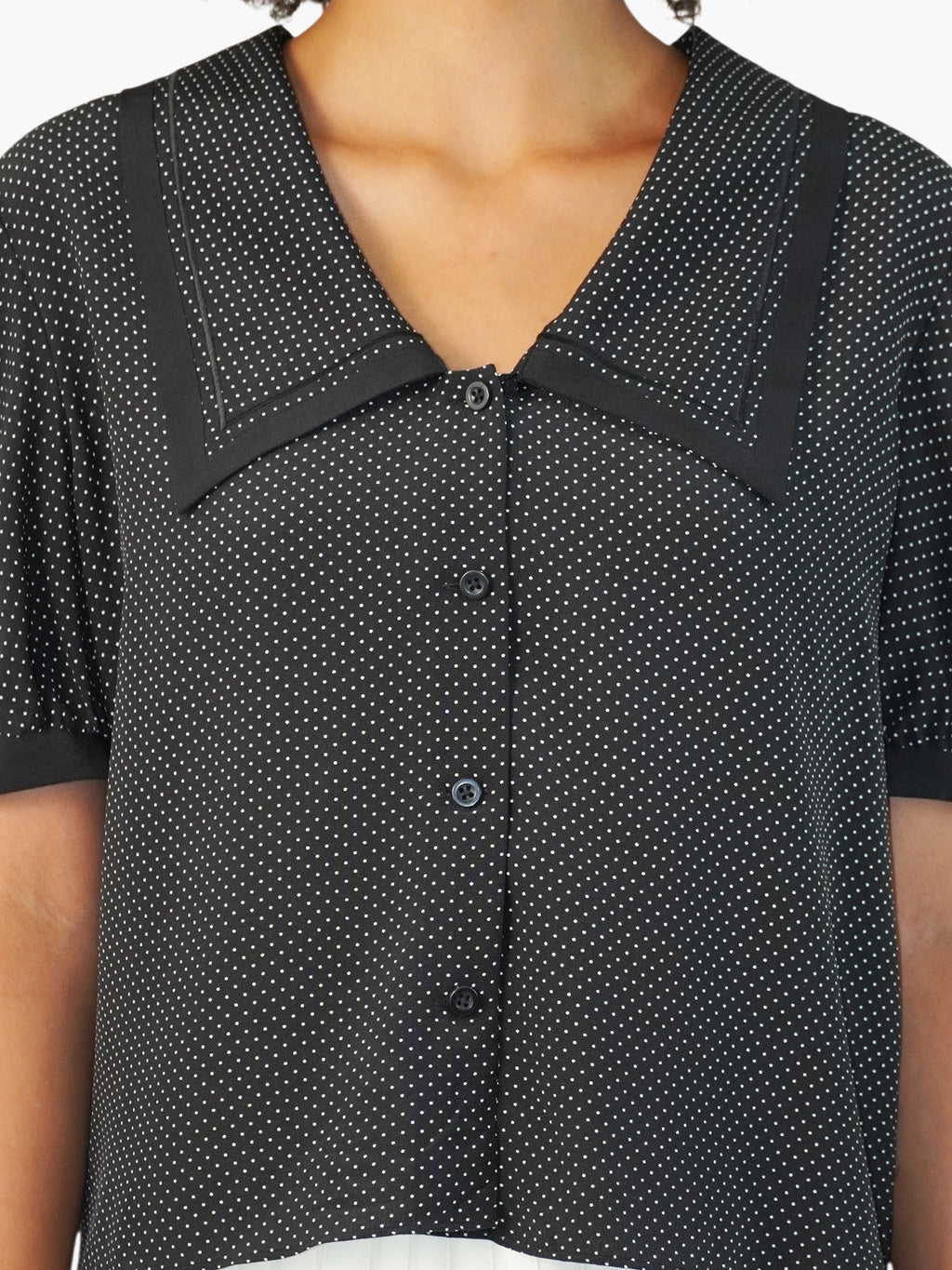Polka Dot Sailor Top