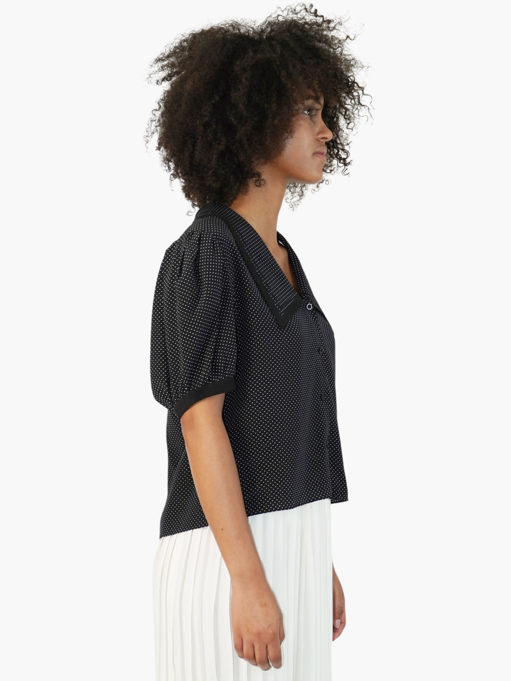 Polka Dot Sailor Top