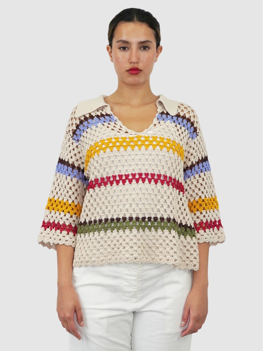 Stripe Knit Top