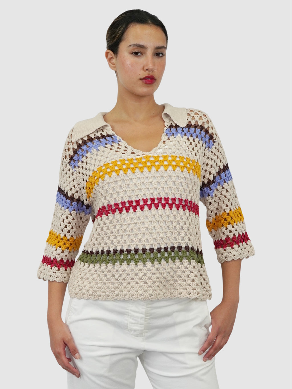 Stripe Knit Top