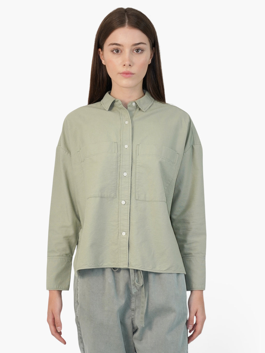 Boxy Flannel Top