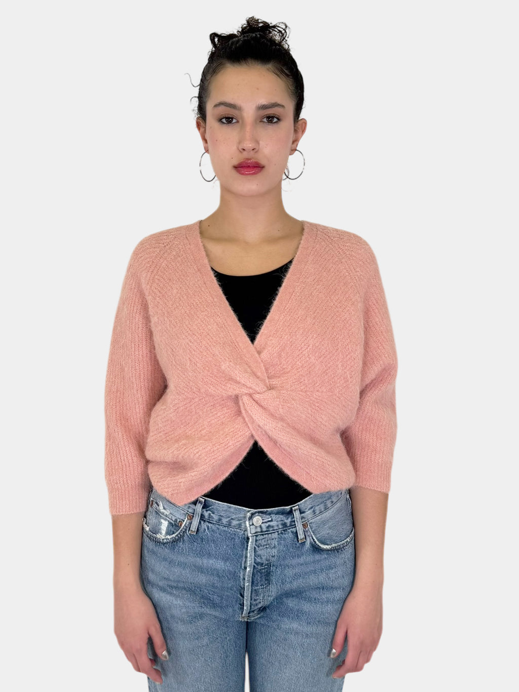 Knot Twist Alpaca Sweater