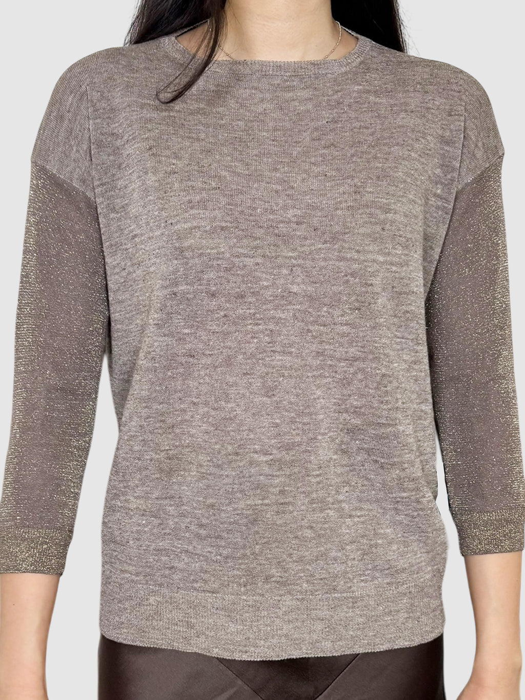Linen Shimmery Sweater