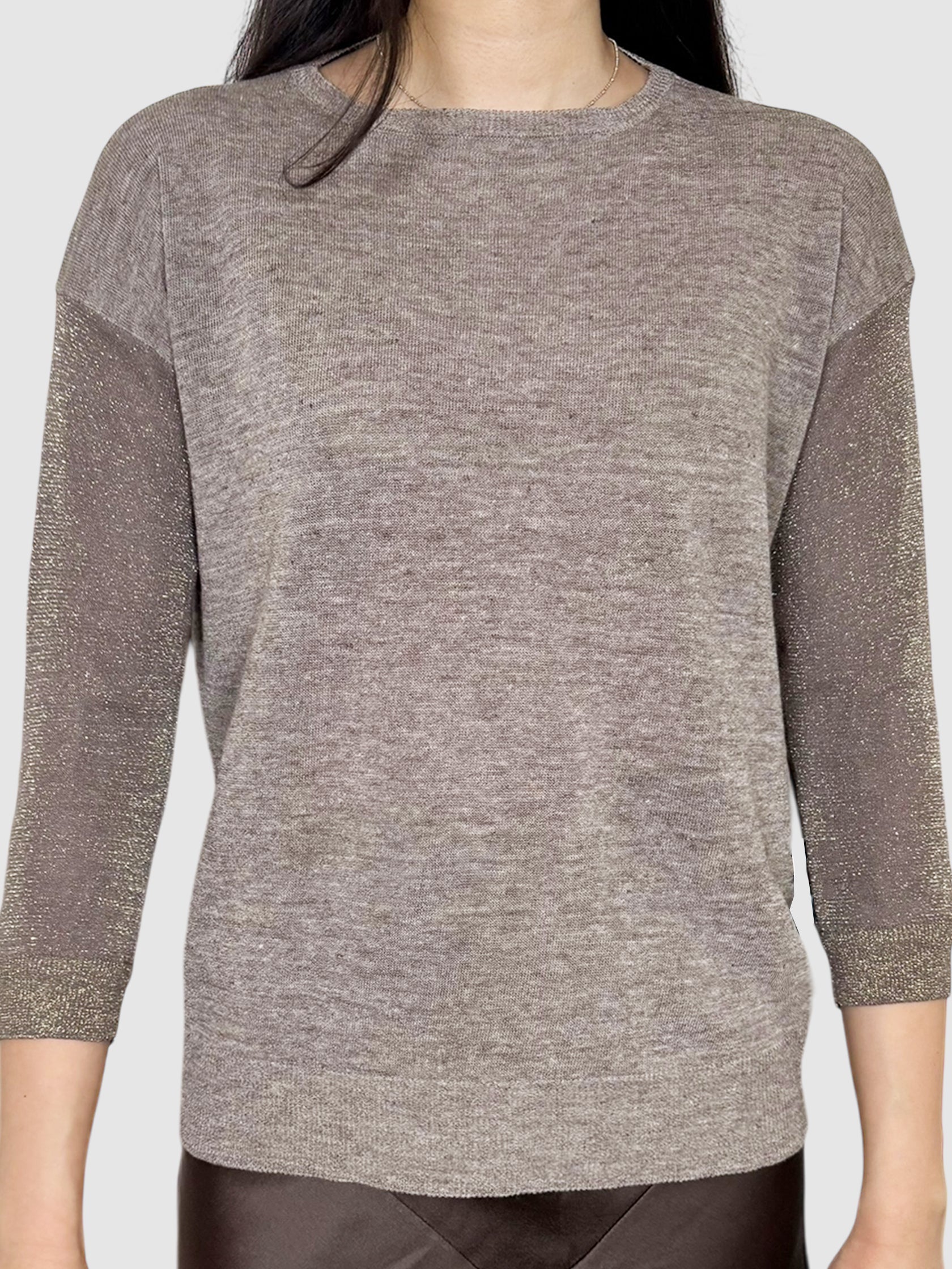 Linen Shimmery Sweater