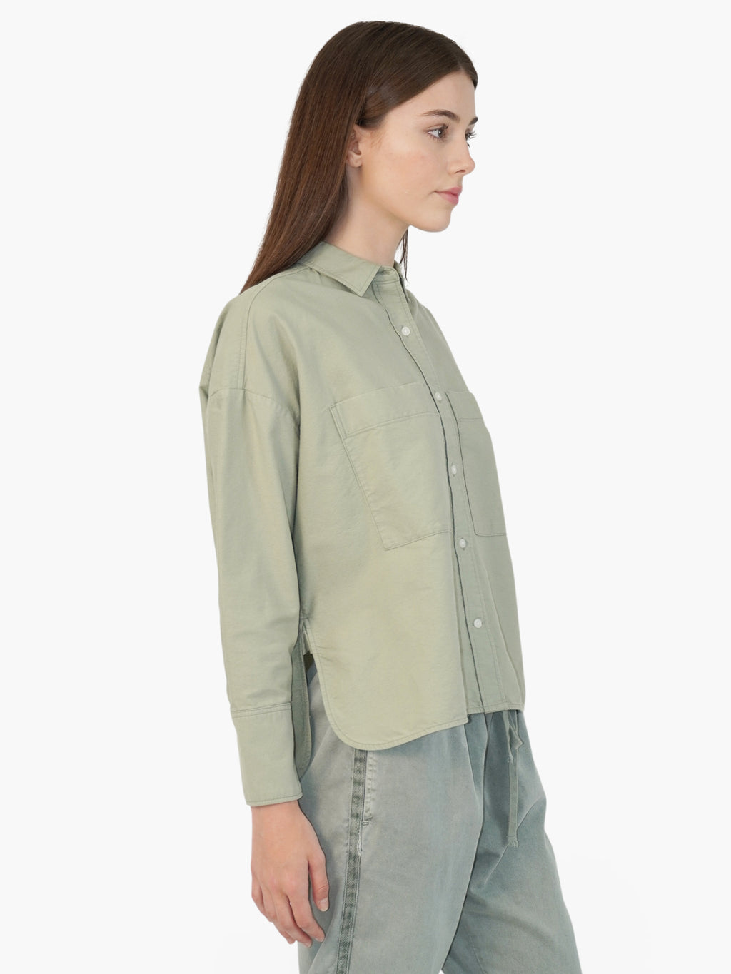 Boxy Flannel Top