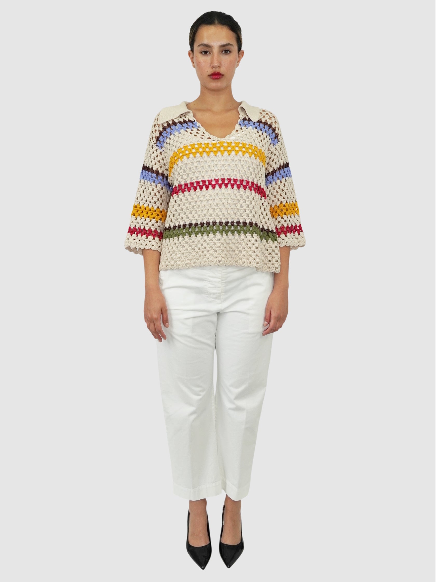 Stripe Knit Top