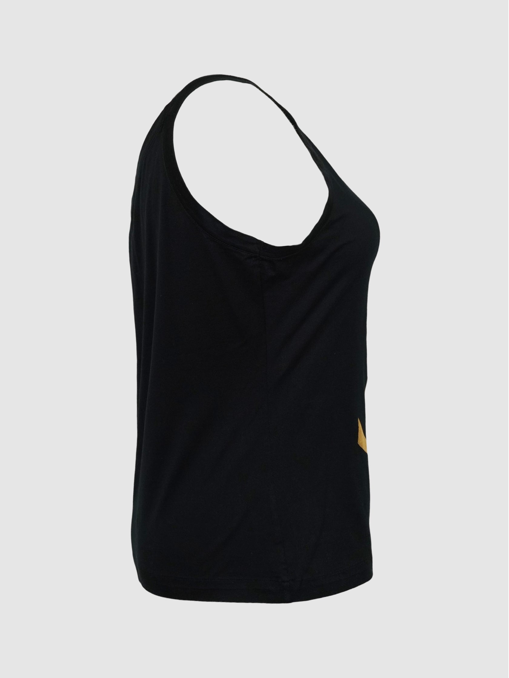 One-Shoulder Logo Top