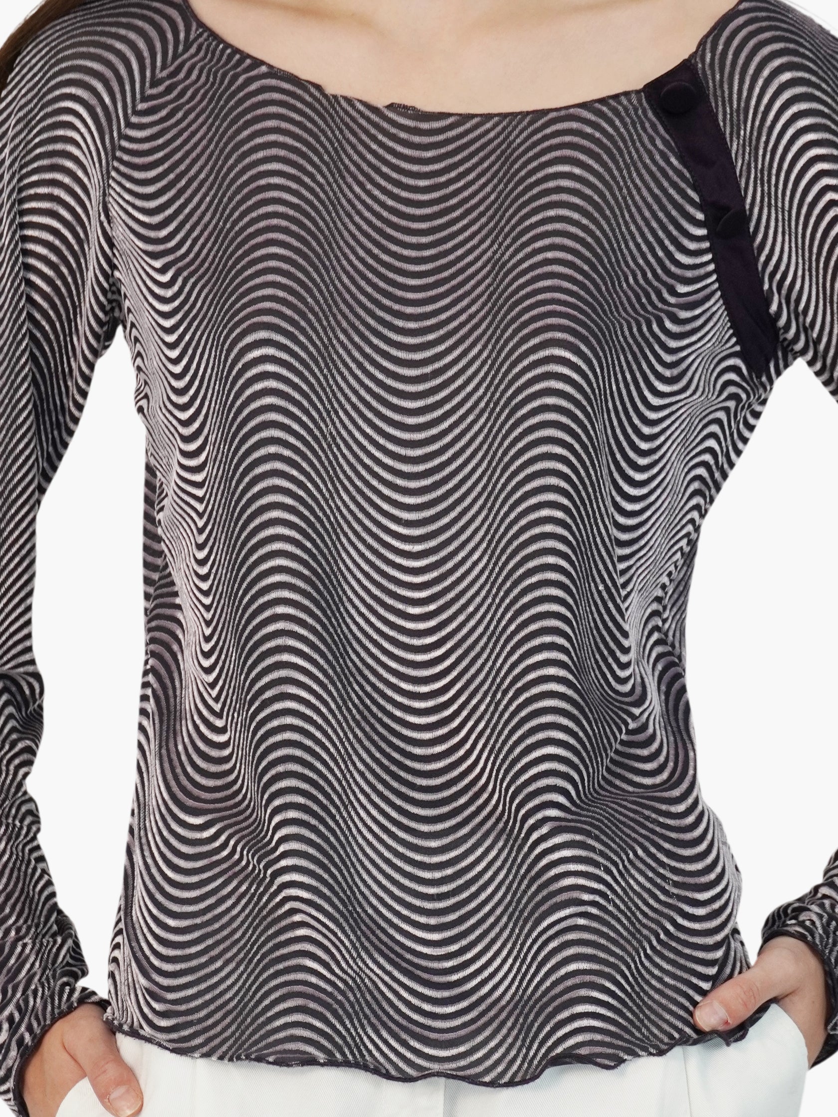 Wave Stripe Top