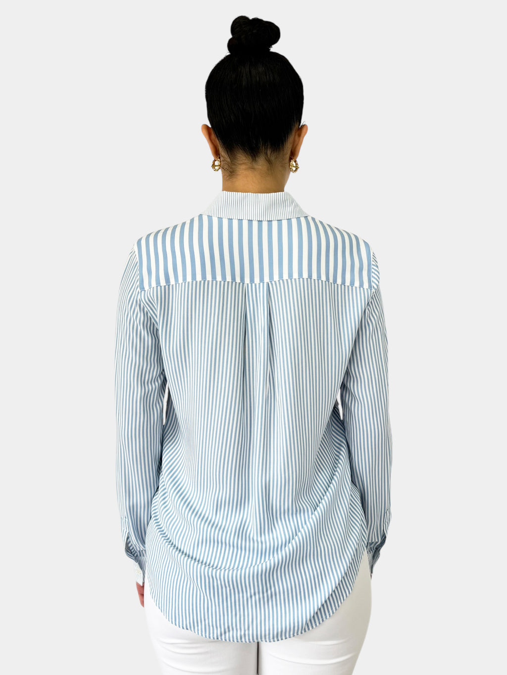 Stripe Button-Up Shirt