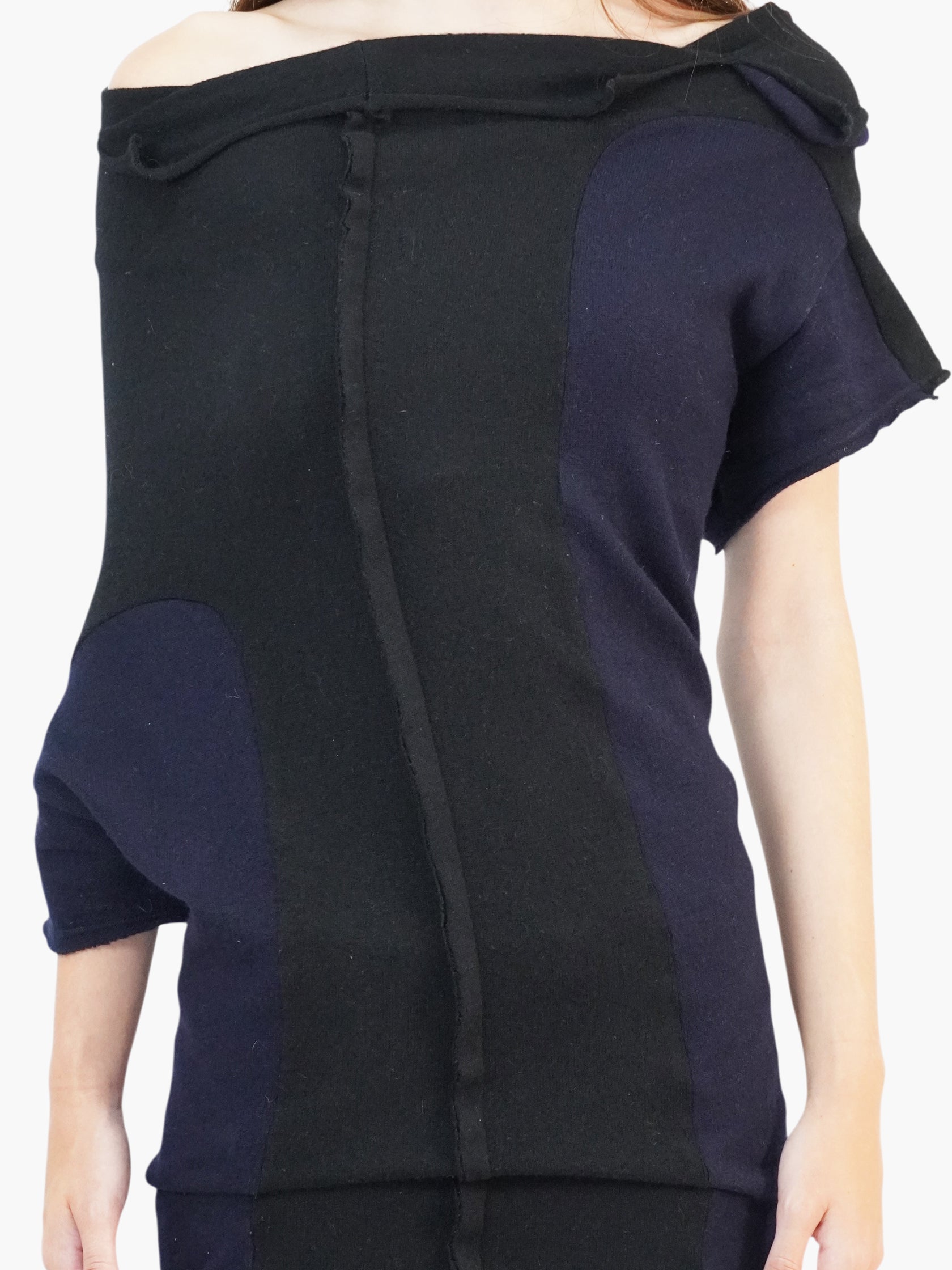 Asymmetrical Wool Top