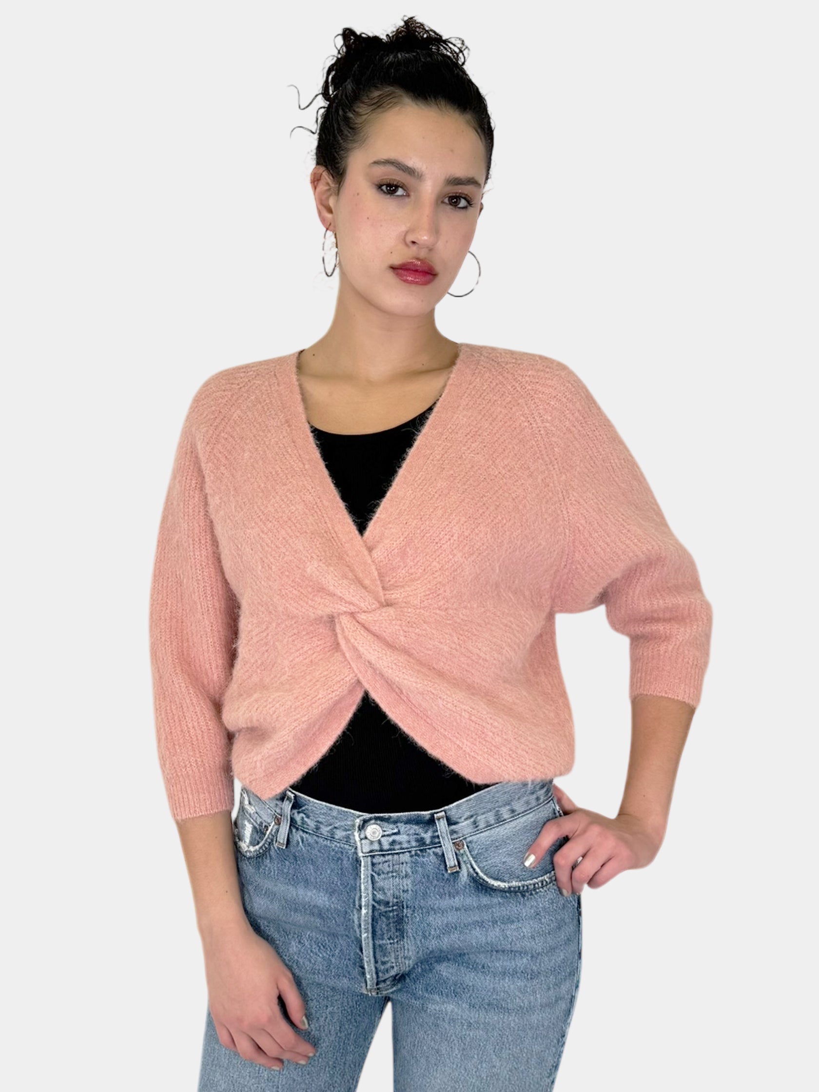 Knot Twist Alpaca Sweater