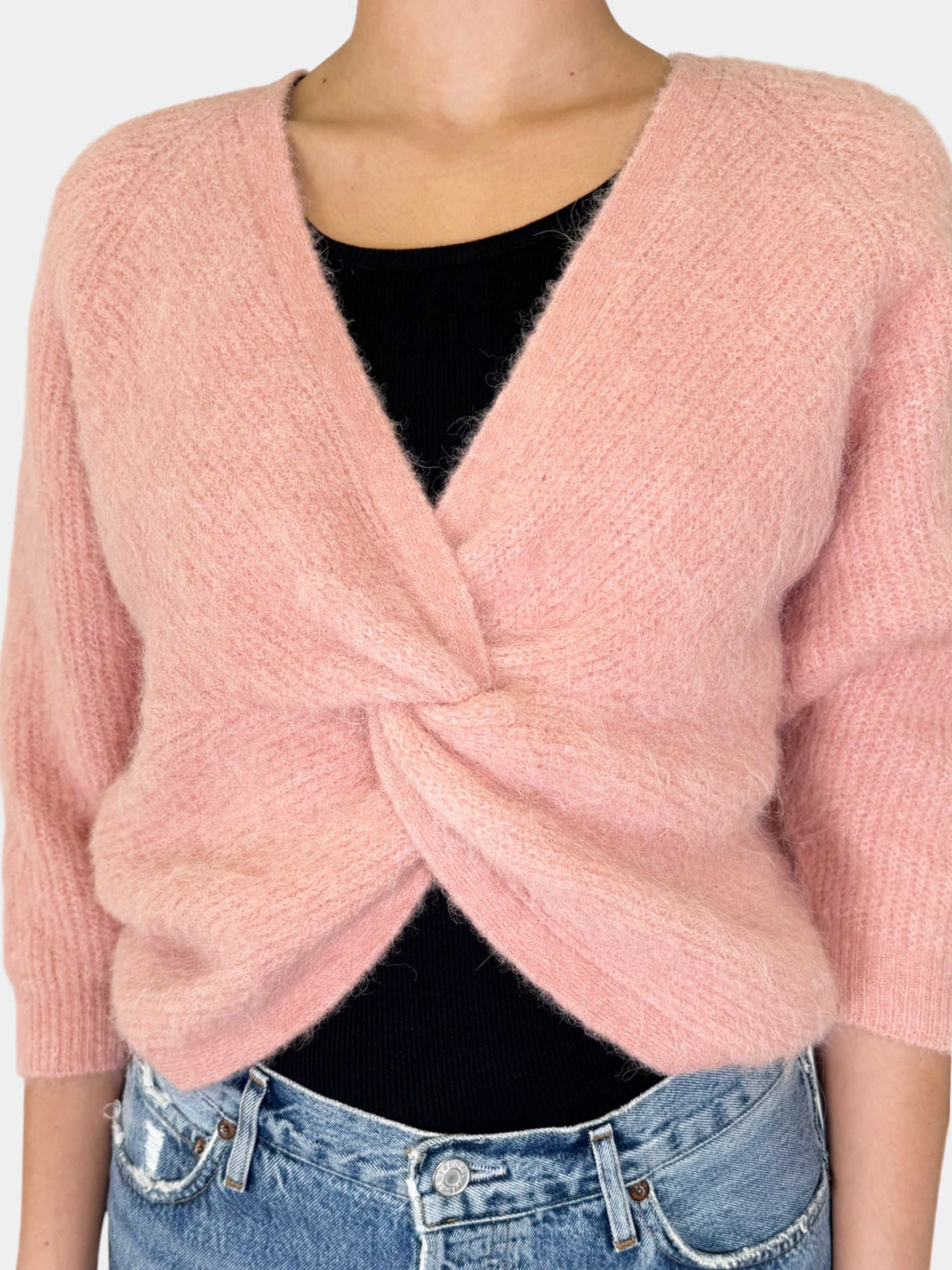 Knot Twist Alpaca Sweater