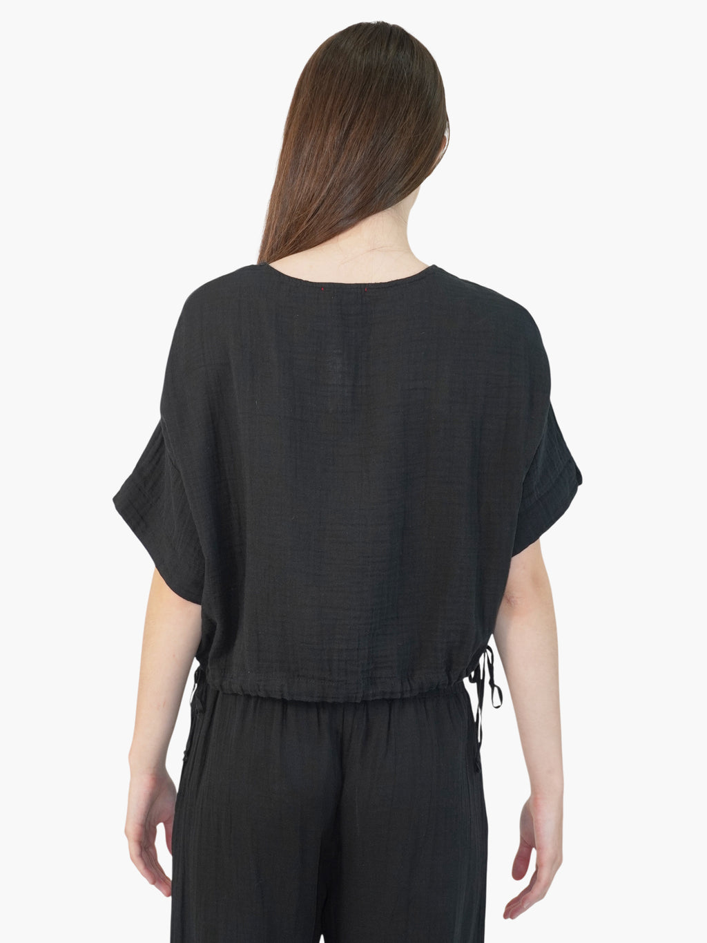 Textured Cinched Top