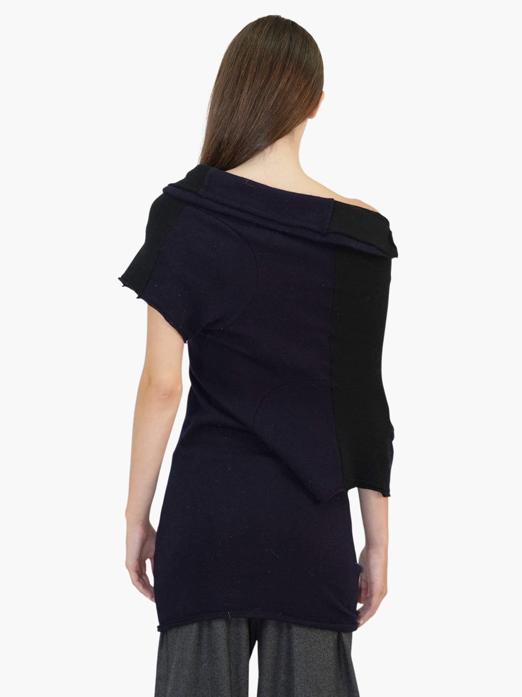 Asymmetrical Wool Top
