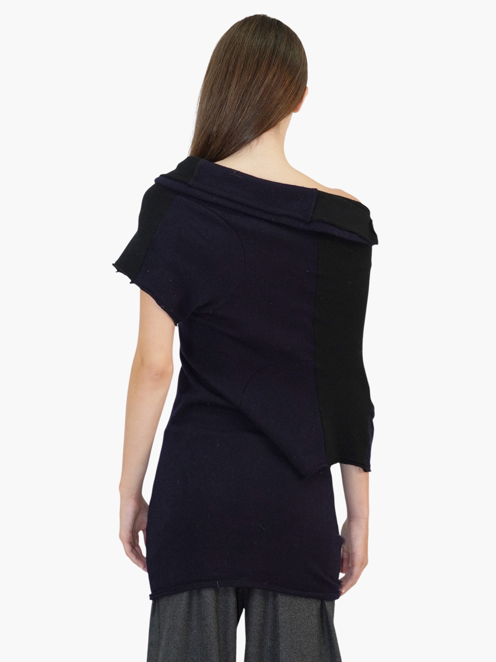 Asymmetrical Wool Top
