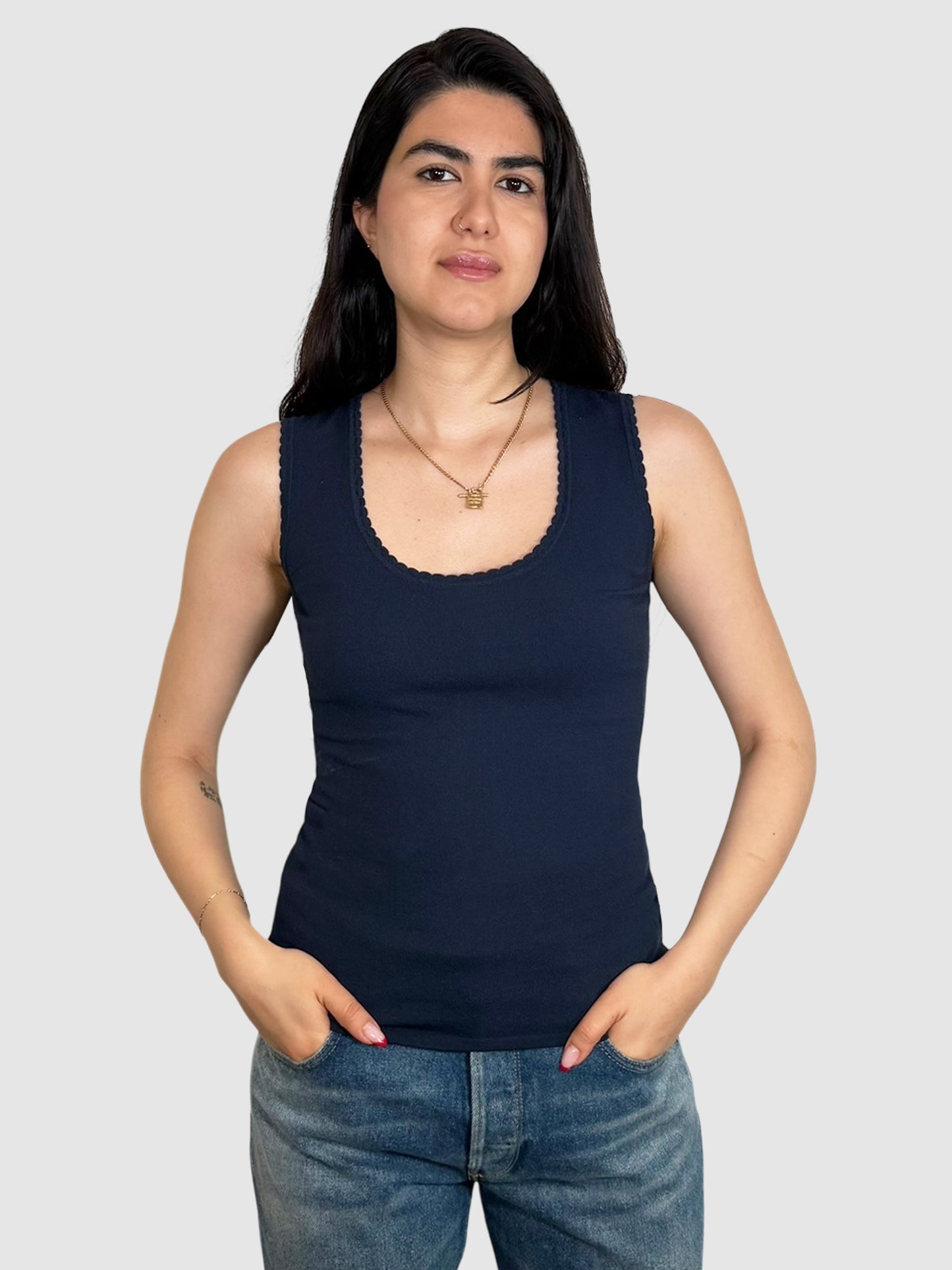 Scallop Trim Top